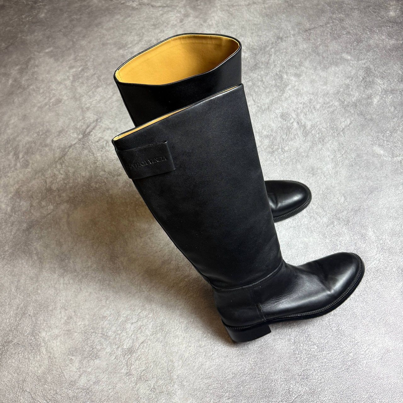 Bottega Veneta Bottega Veneta Black Leather Knee-High Boots Size US 9 / IT 39 - 7 Thumbnail