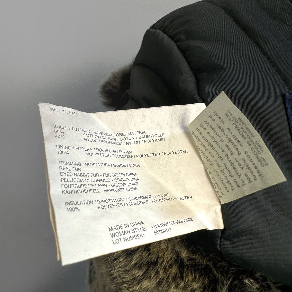 Woolrich Woolen Mills Woolrich Trapper Hat Rabbit Fur Trim Ushanka Y2K Size ONE SIZE - 7 Thumbnail