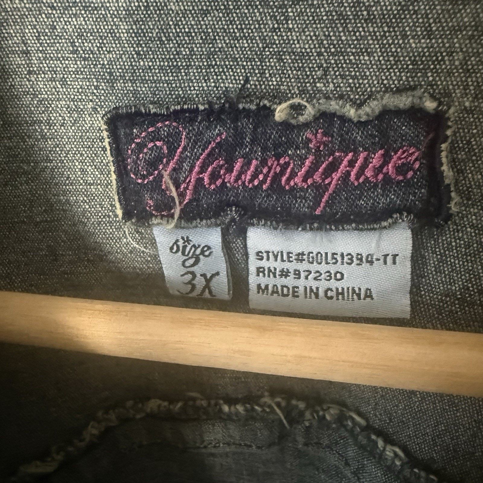 Other Younique Y2K Denim Jacket Cropped Jacket Western Bolero Size 3XL / US 20-22 - 3 Thumbnail