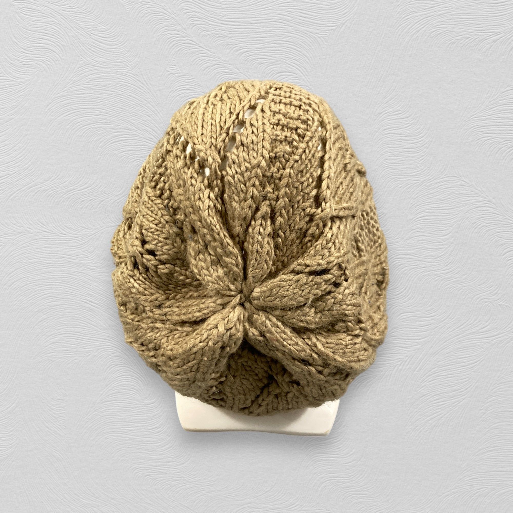 Japanese Brand Knitted Slouchy Beanie Hats With Brim -BN1031 Size ONE SIZE - 3 Thumbnail