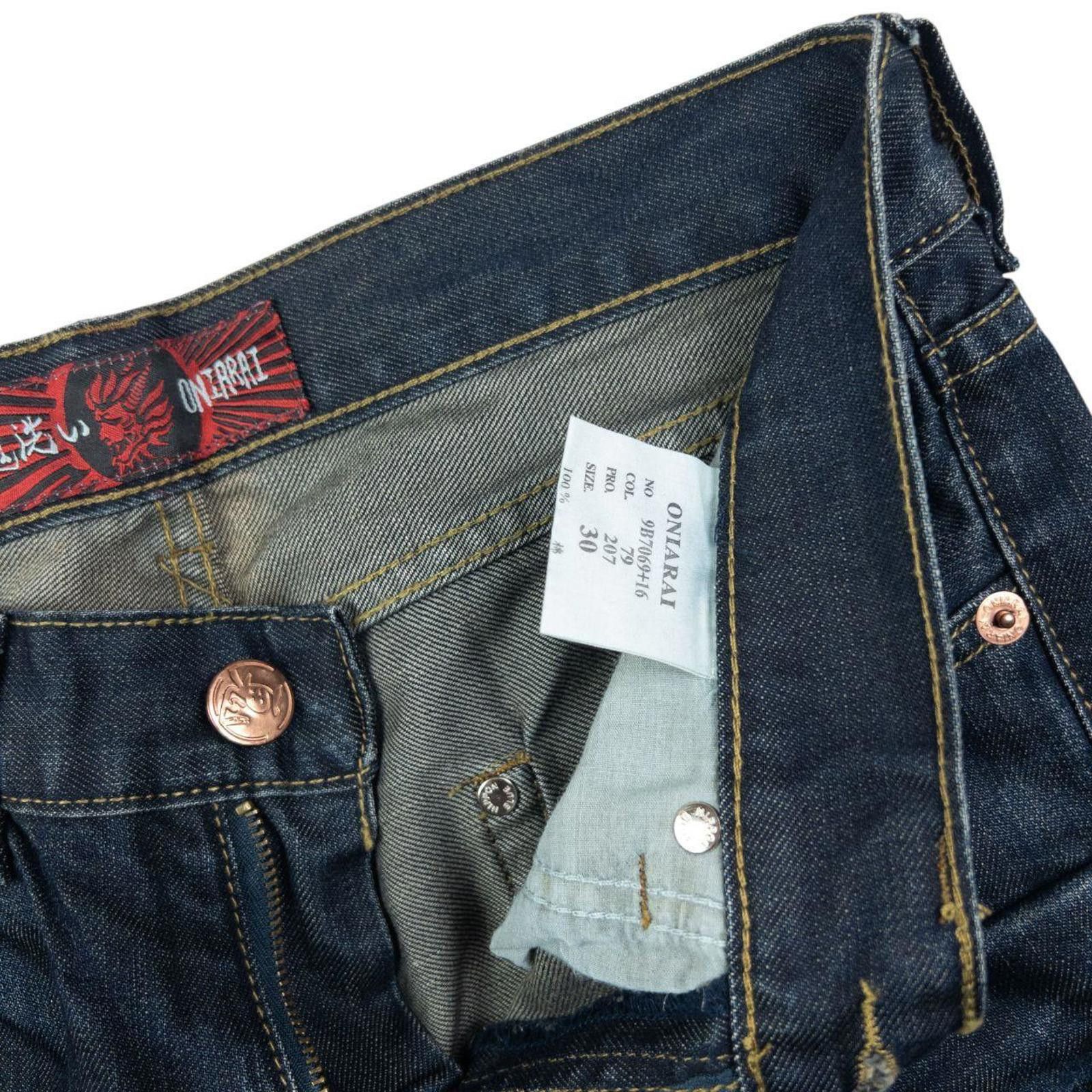 Onia Vintage Oniarai Embroidered Monster Denim Jeans Size W32 Size US 32 / EU 48 - 6 Thumbnail