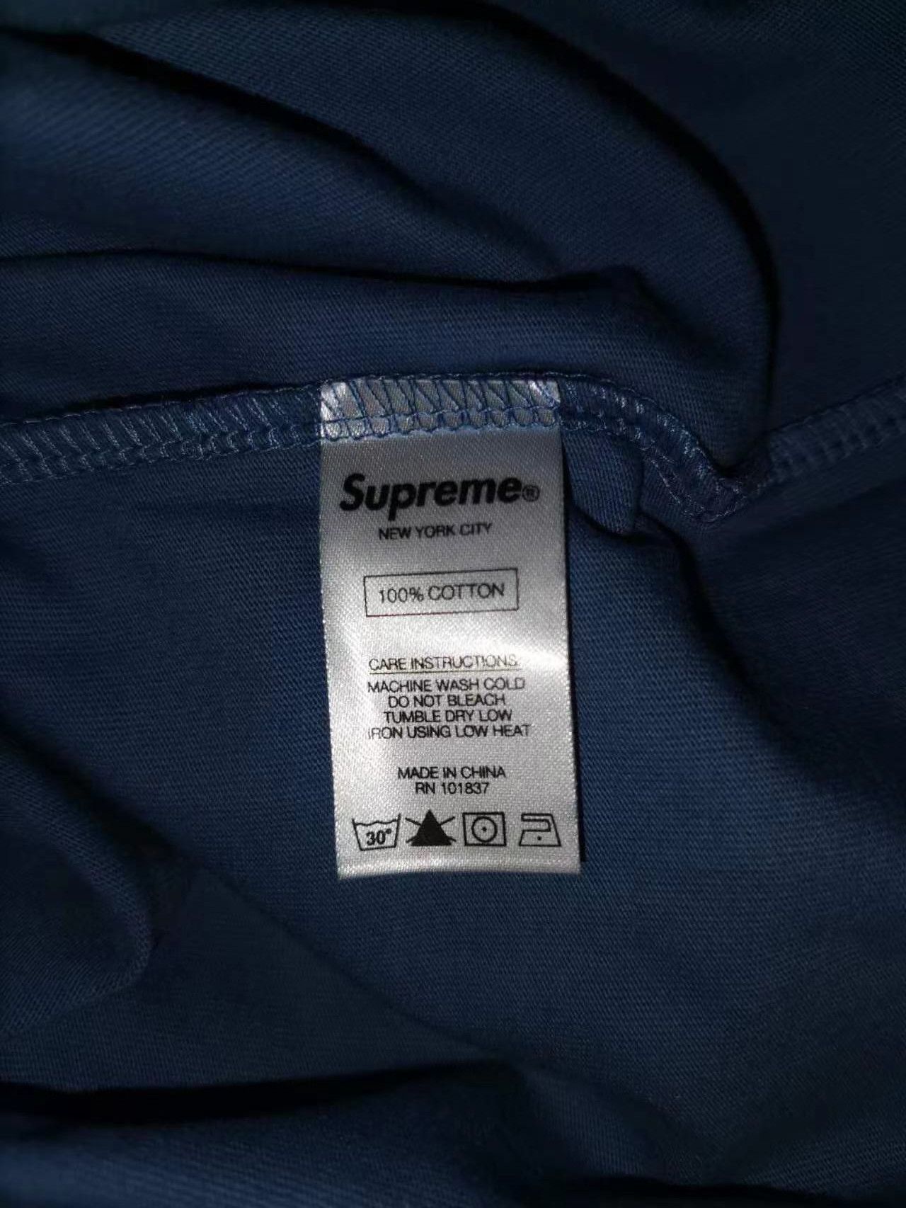 Supreme Brand New* Supreme FW18 Knit Panel Stripe LS Top Slate Size US M / EU 48-50 / 2 - 6 Thumbnail