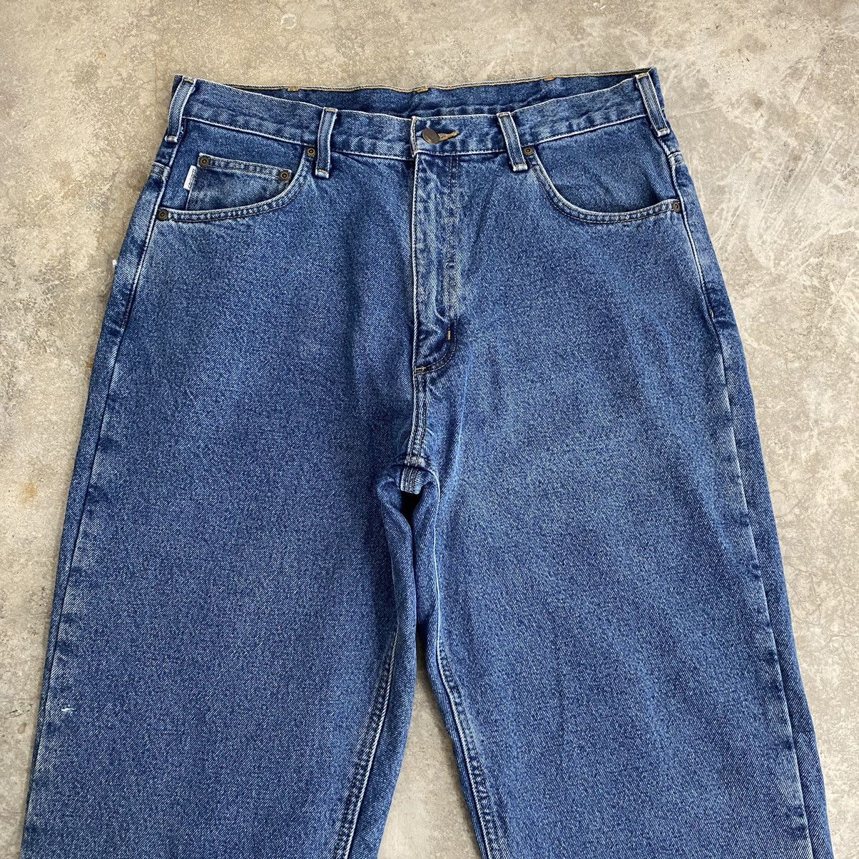 Carhartt Vintage Carhartt Blanket Lined Relaxed Fit Denim Jeans Size US 35 - 7 Thumbnail