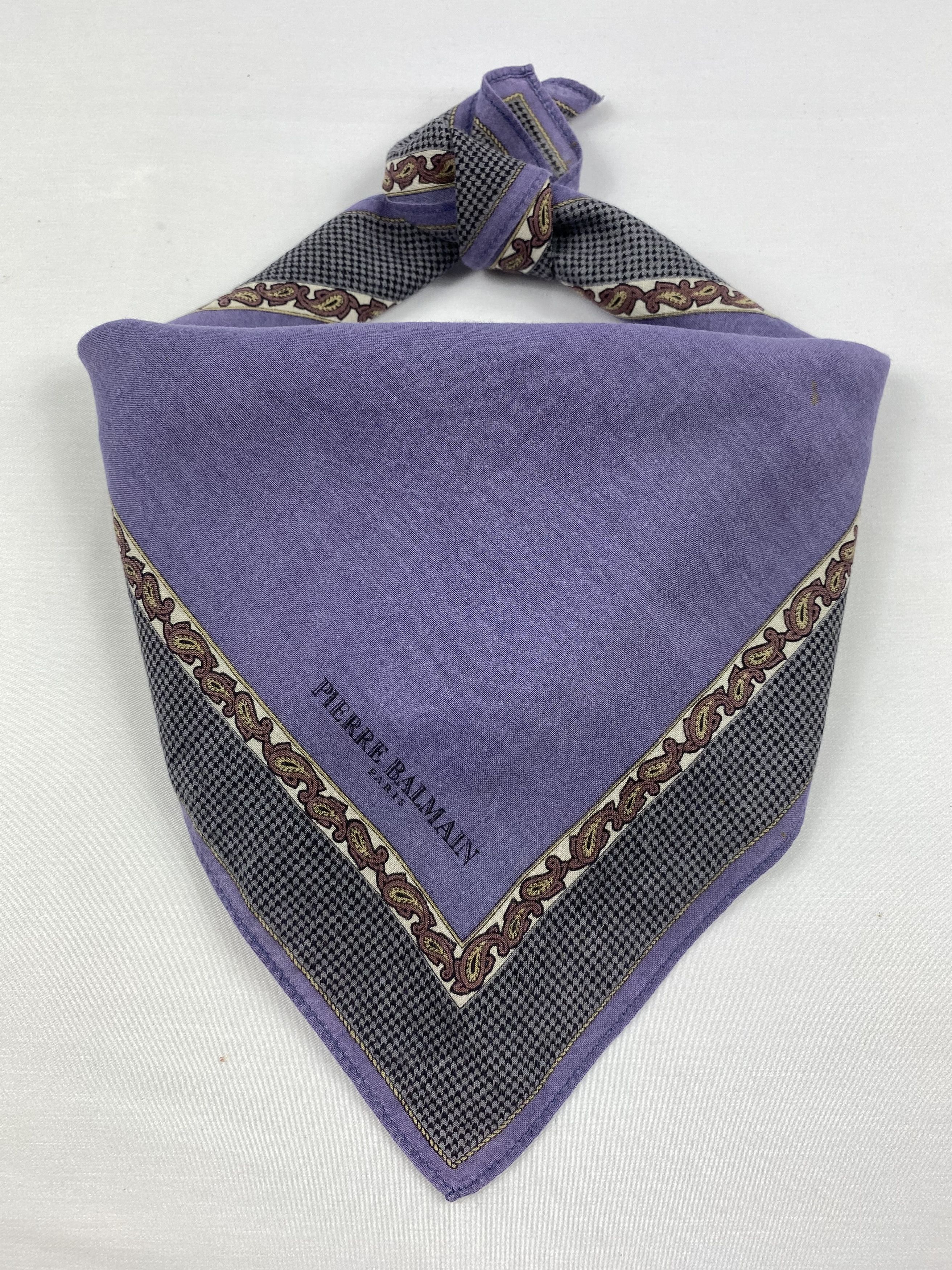 Pierre Balmain × Vintage Pierre Balmain Handkerchief / Bandana / Neckerchief Size ONE SIZE - 1 Thumbnail