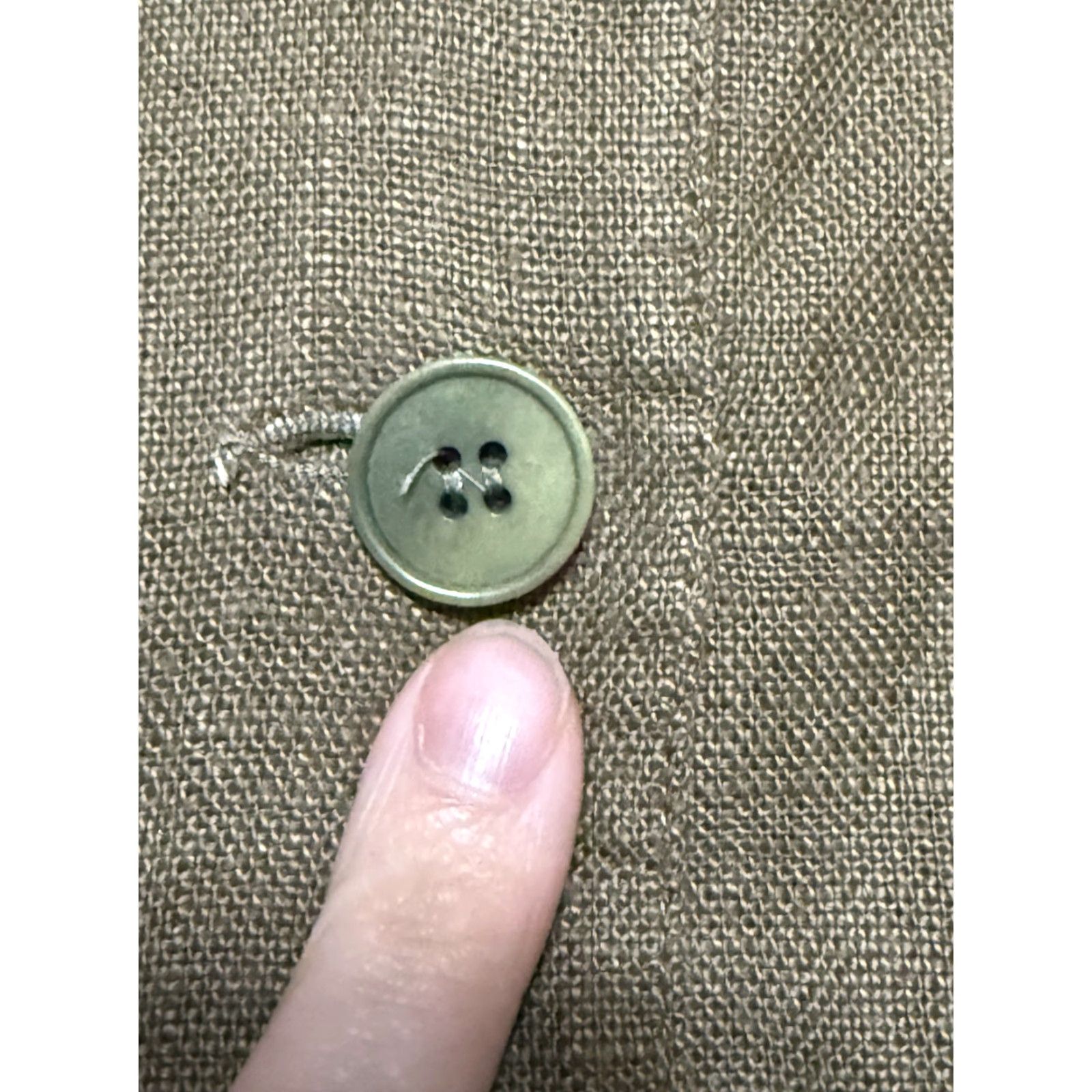 Vintage VINTAGE The Limited America Shirt Womens XS Brown Long Sleeve Button Up 100% Linen Size XS / US 0-2 / IT 36-38 - 5 Thumbnail