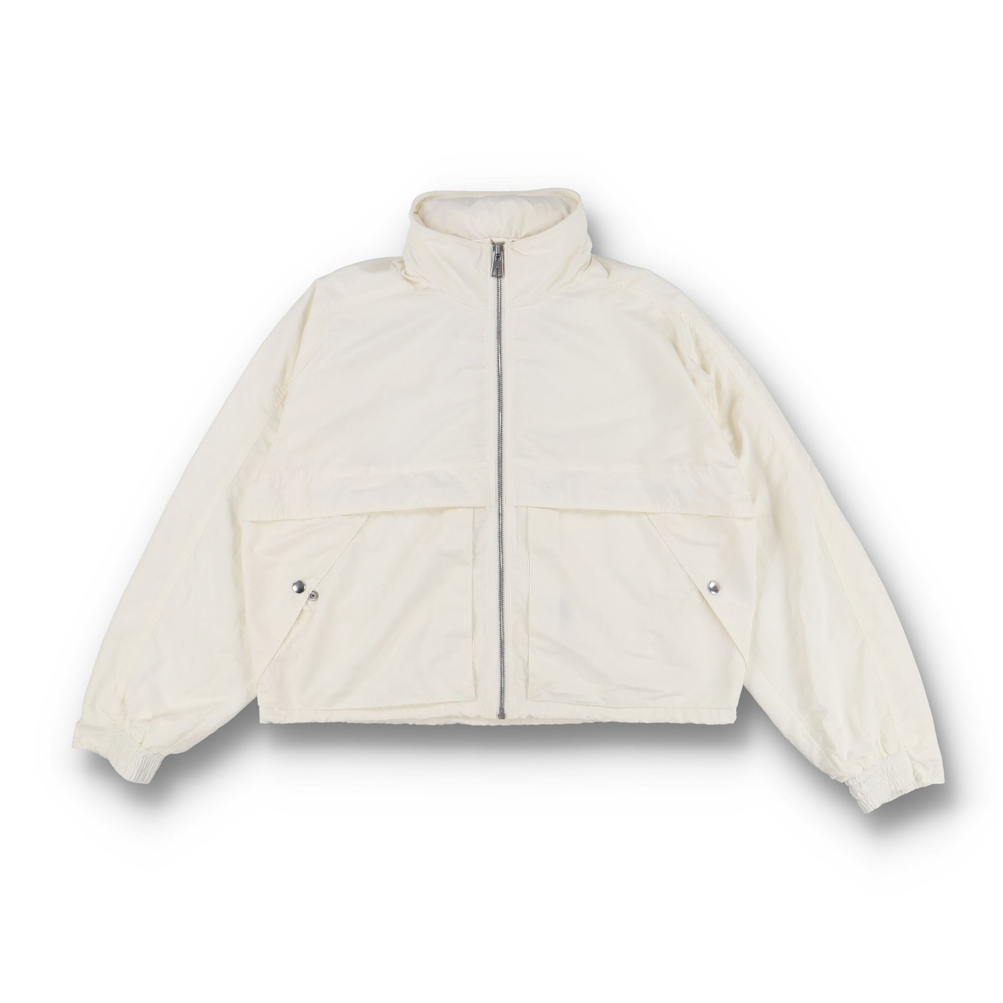 Bottega Veneta Chalk White Tech Nylon Blouson Size US M / EU 48-50 / 2 - 1 Thumbnail