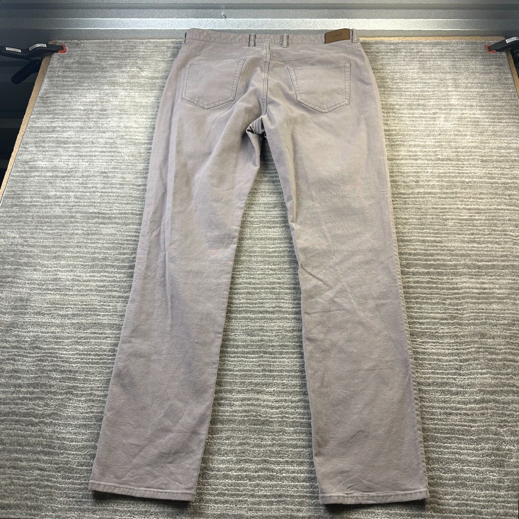Peter Millar VINTAGE Peter Millar Pants Mens 36x33 Gray Chino Five Pocket Crown Canvas Size US 36 / EU 52 - 2 Thumbnail