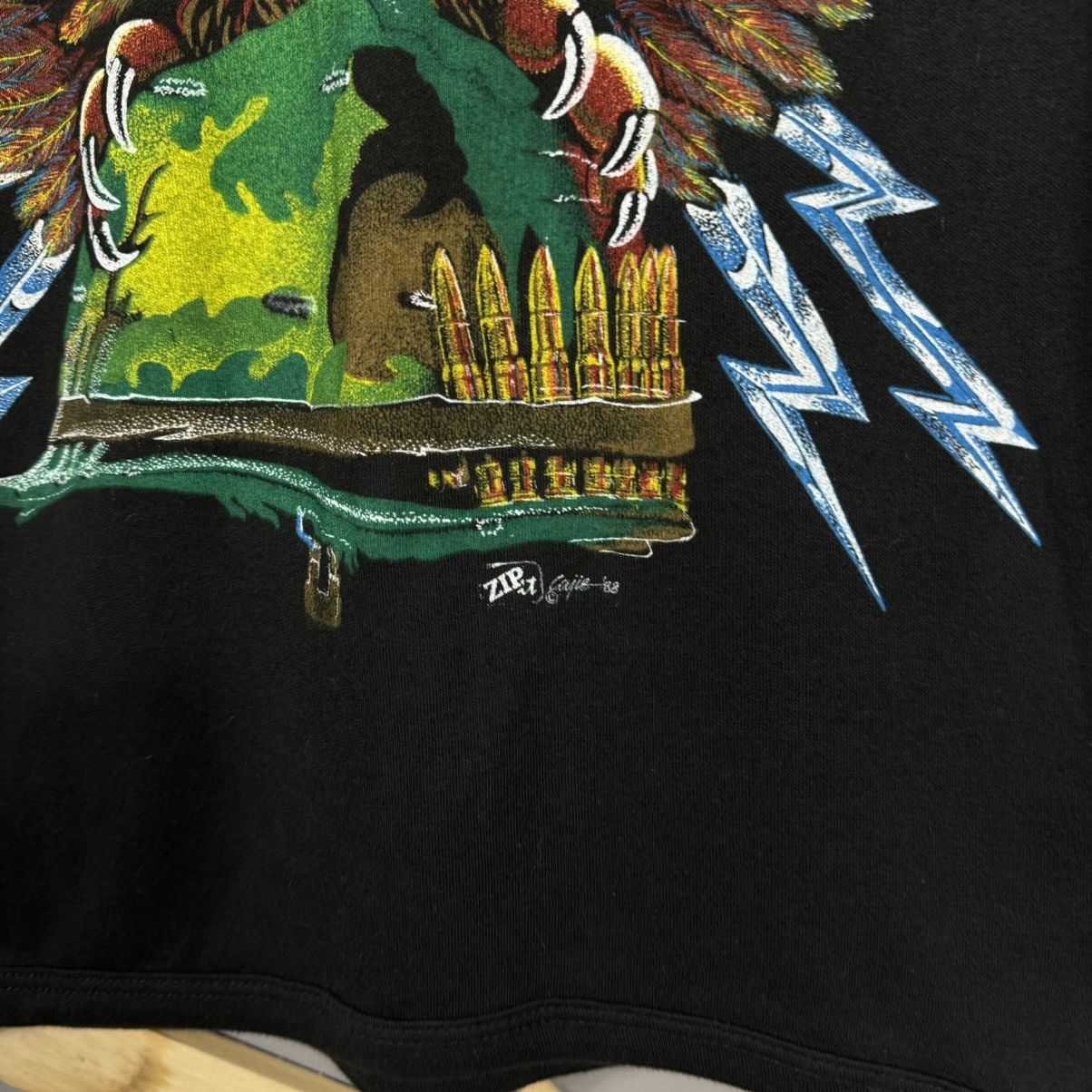 Harley Davidson Vintage 1988 Born To Kill Size US L / EU 52-54 / 3 - 3 Thumbnail