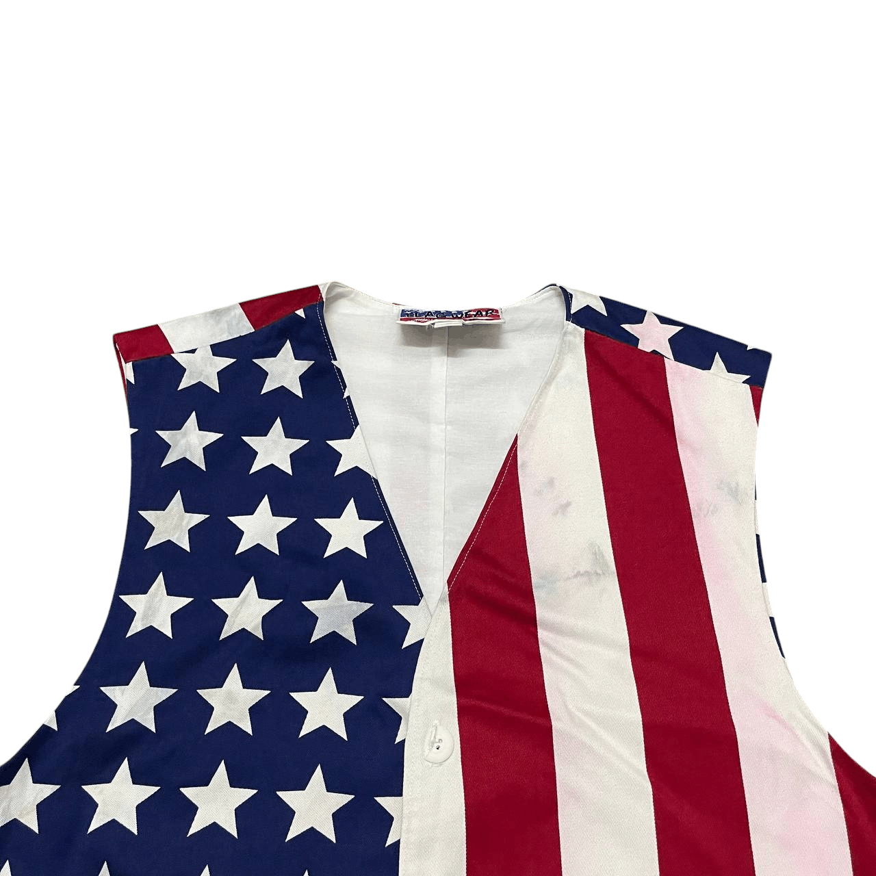 Vintage Vintage USA Flag Wear Vest Size US M / EU 48-50 / 2 - 2 Thumbnail