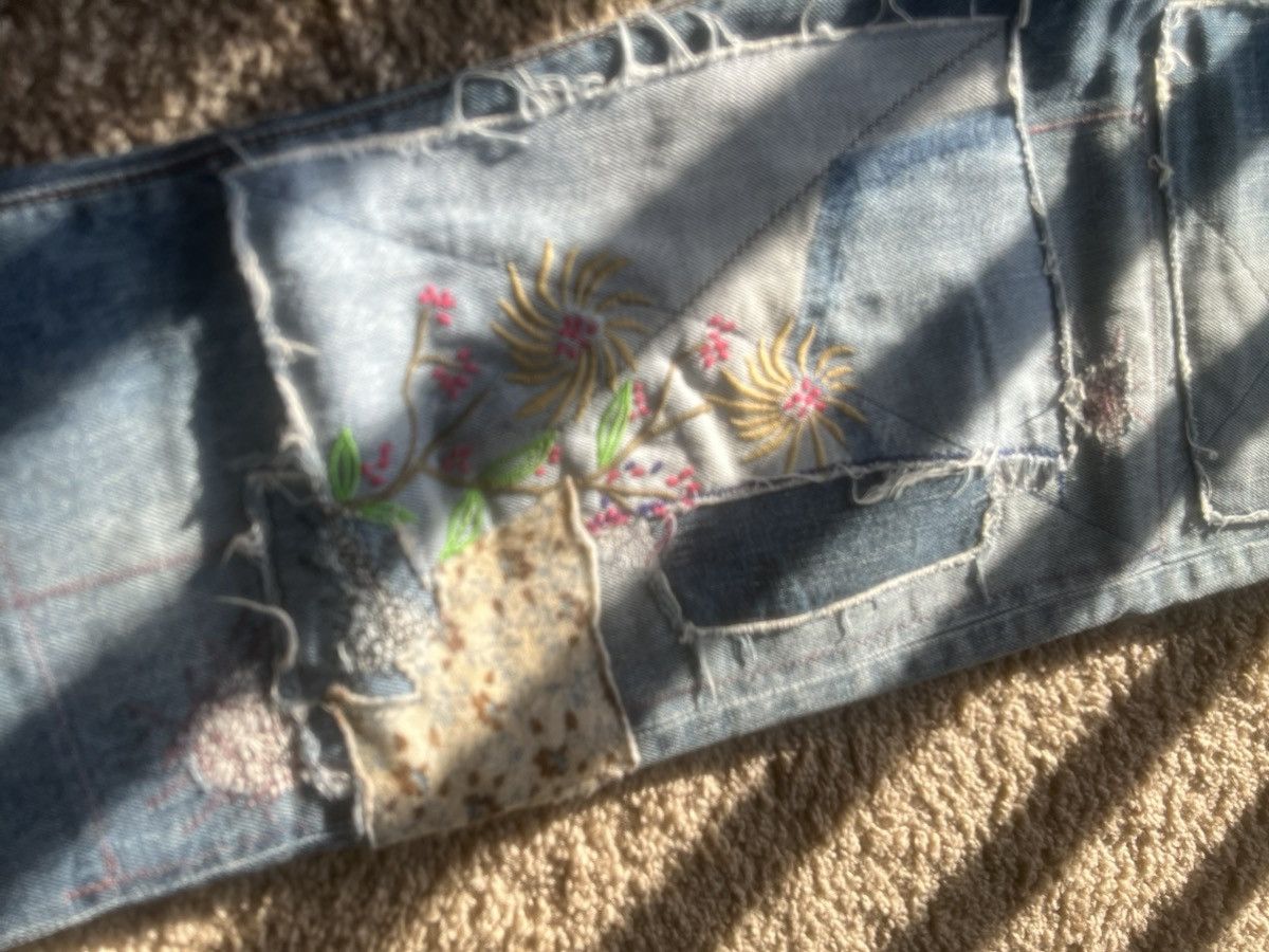 Kapital Kapital Okabilly patchwork denim jeans Size US 34 / EU 50 - 4 Thumbnail