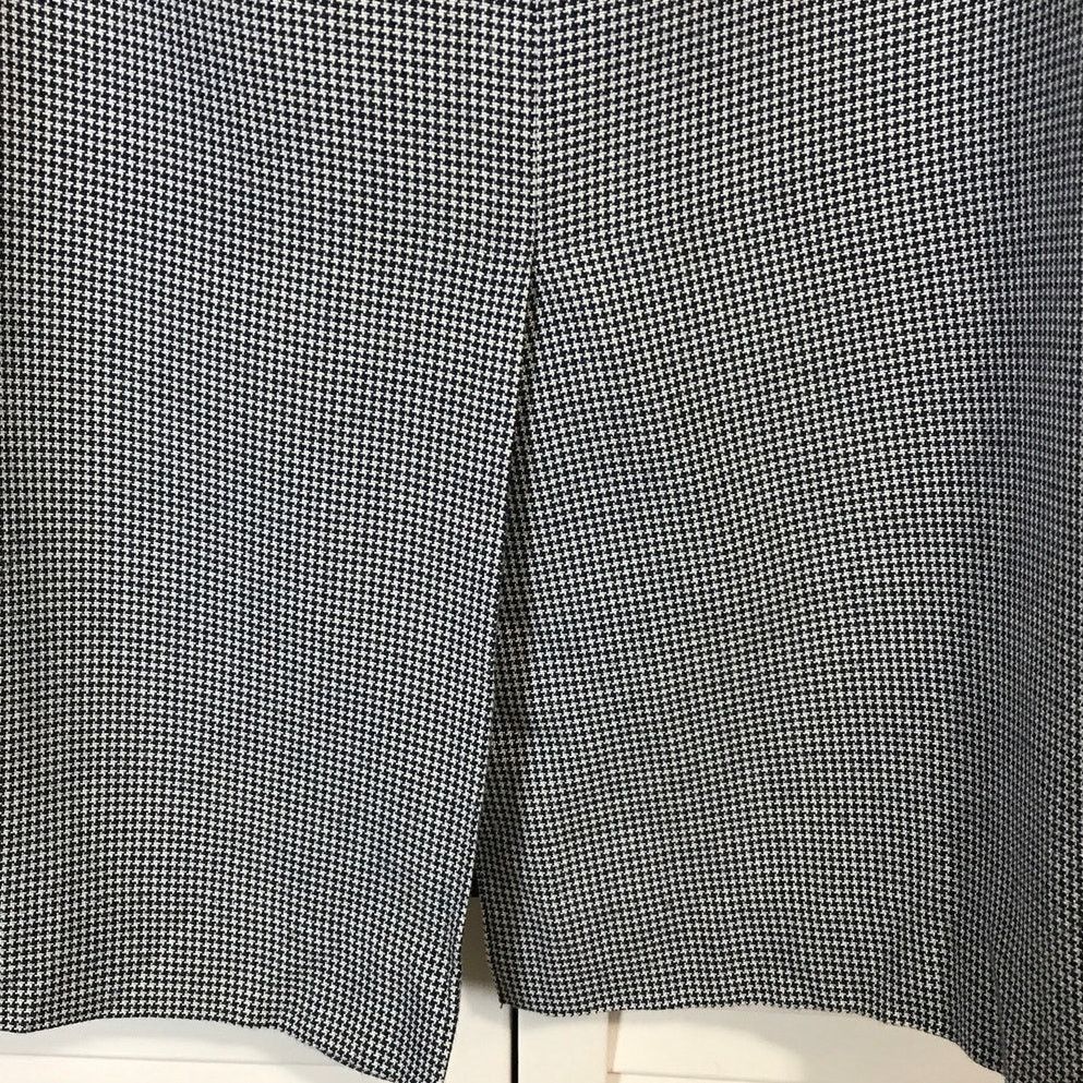 Liz Claiborne Vintage Liz Claiborne Houndstooth Academia Midi Skirt 20W Size 40" / US 18 - 4 Thumbnail