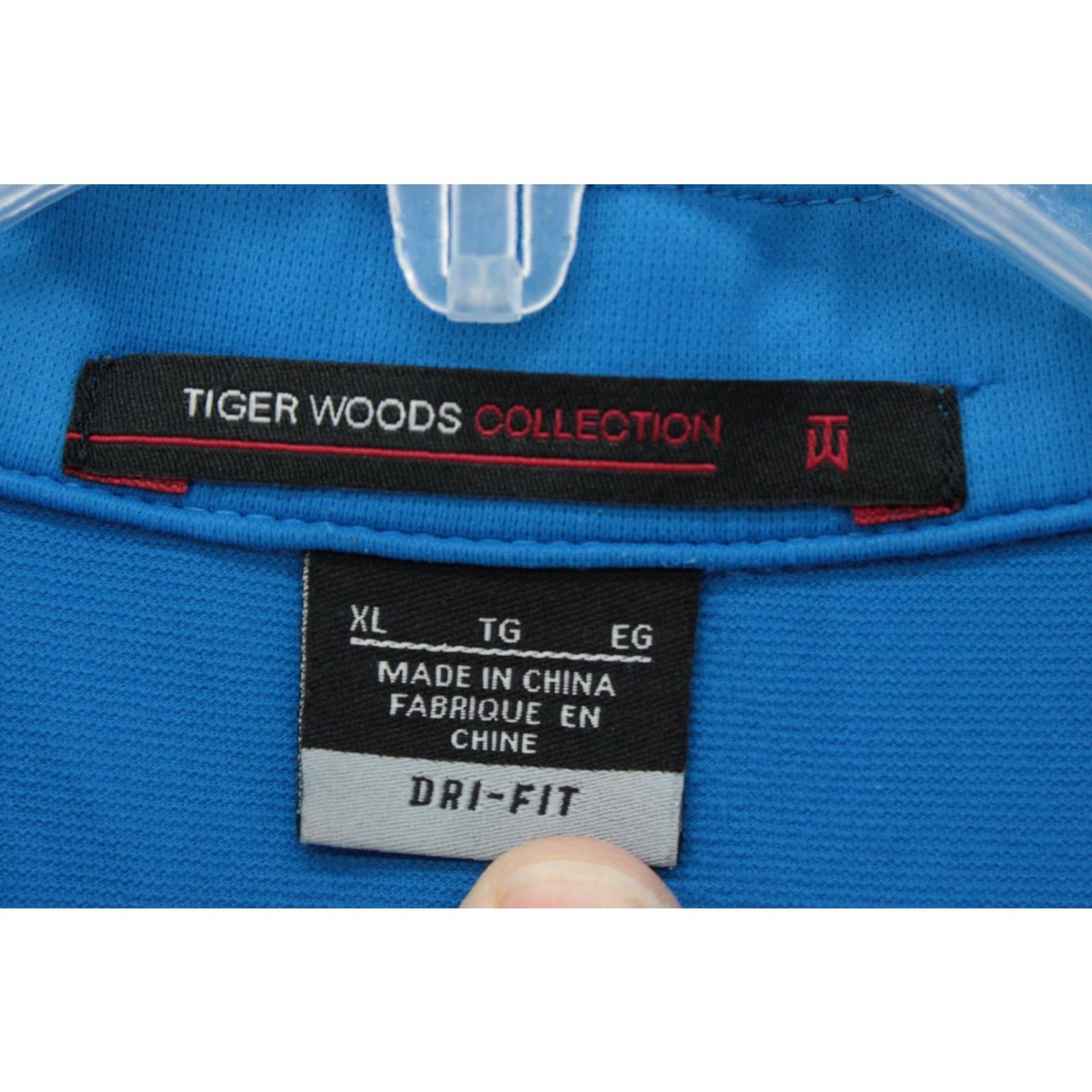 Nike Nike Tiger Woods Collection Golf Polo Men's XL Blue Short Sleeve Dri-Fit Shirt Size US XL / EU 56 / 4 - 6 Thumbnail
