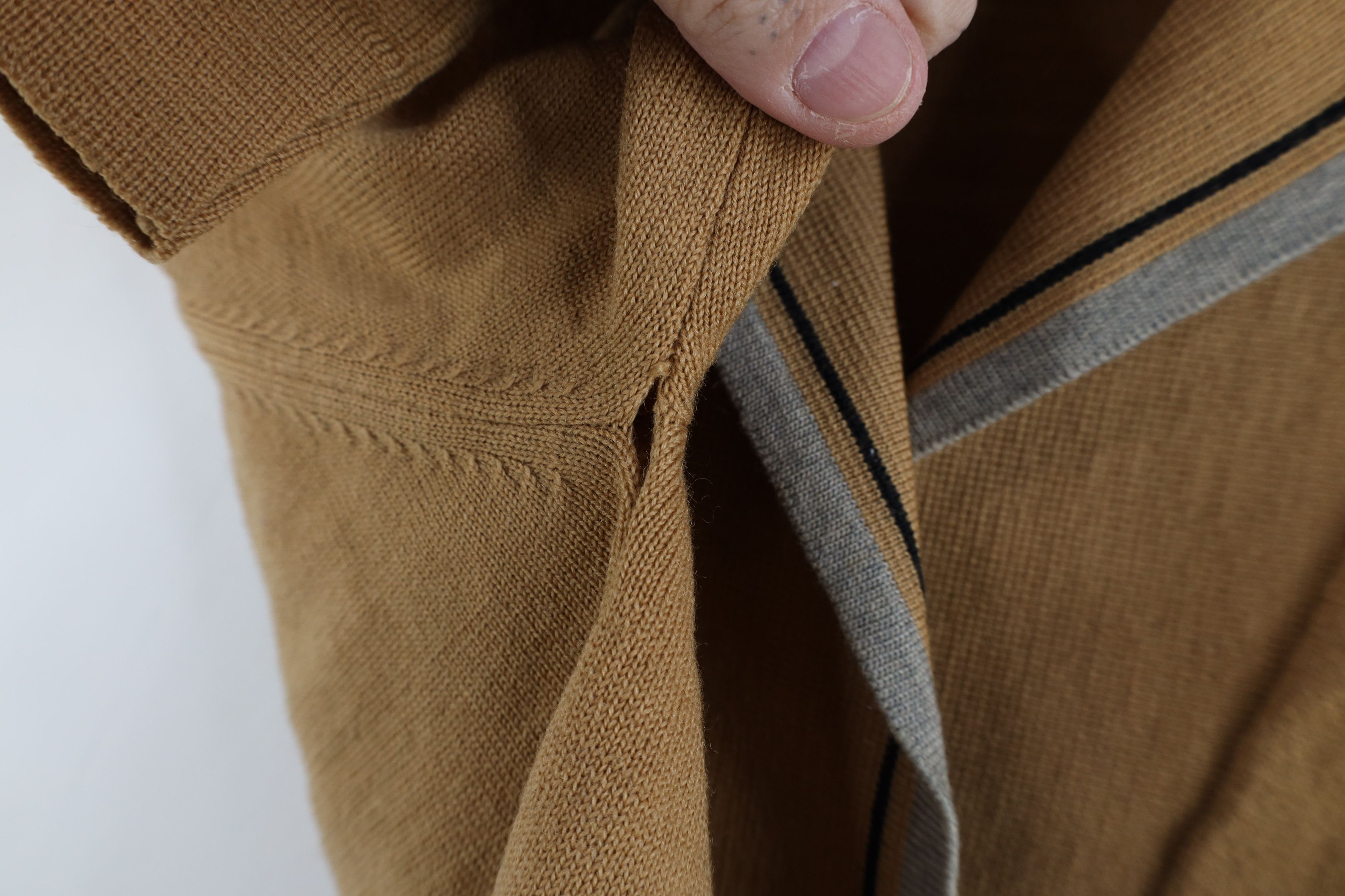 Vintage Vintage 50s Streetwear Wool Knit Blazer Cardigan Sweater Size XXS / US 00 / IT 34 - 8 Thumbnail