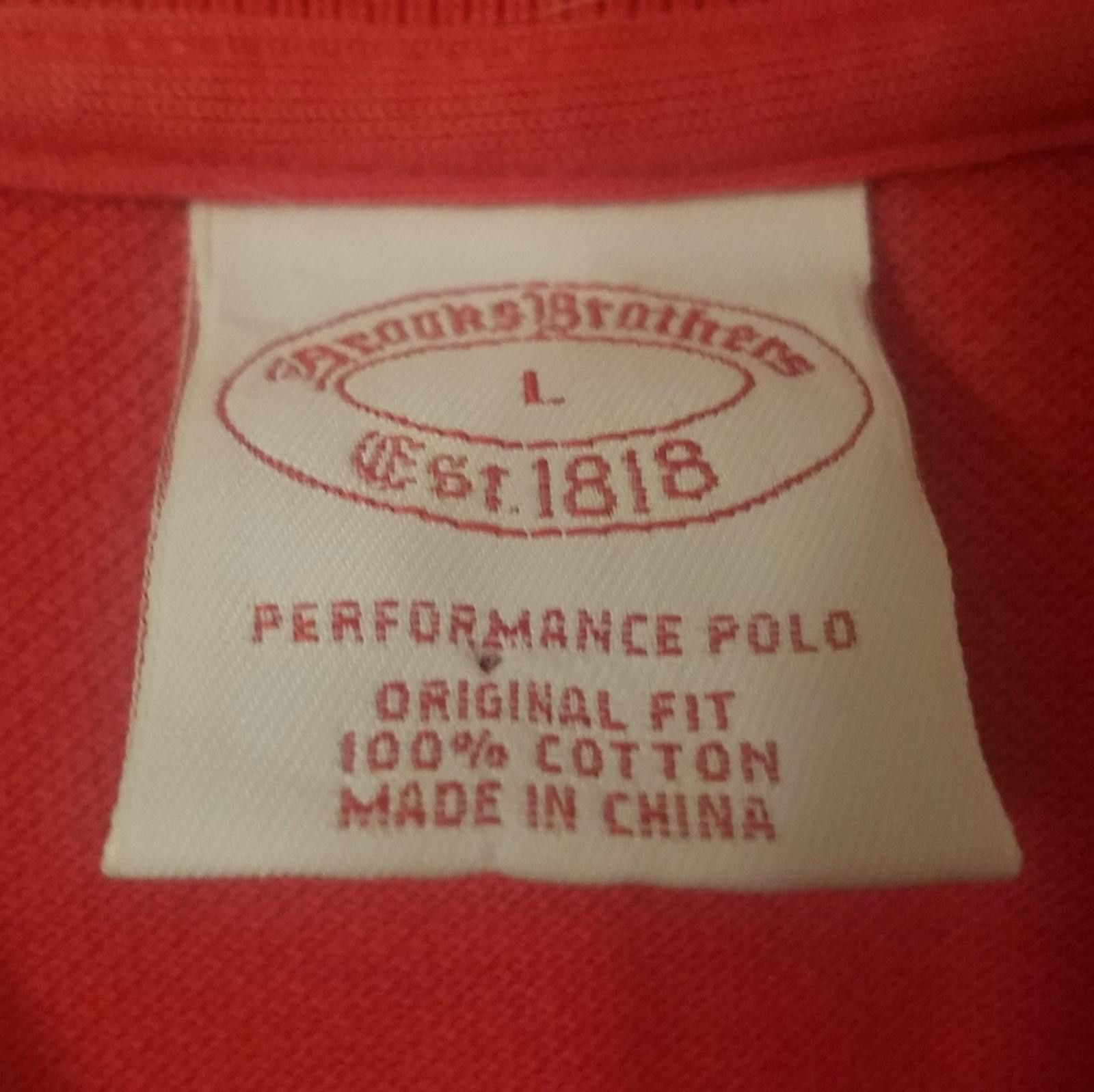 Brooks Brothers Brooks Brothers Performance Polo Size Large Size US L / EU 52-54 / 3 - 3 Thumbnail