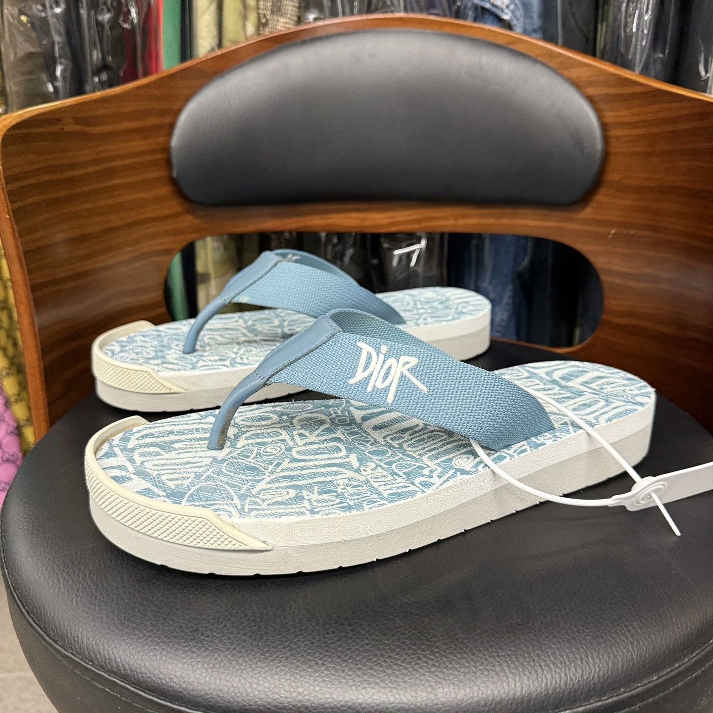 Dior Dior Collab Blue Sandals 41 Men Size US 8.5 / EU 41-42 - 1 Thumbnail