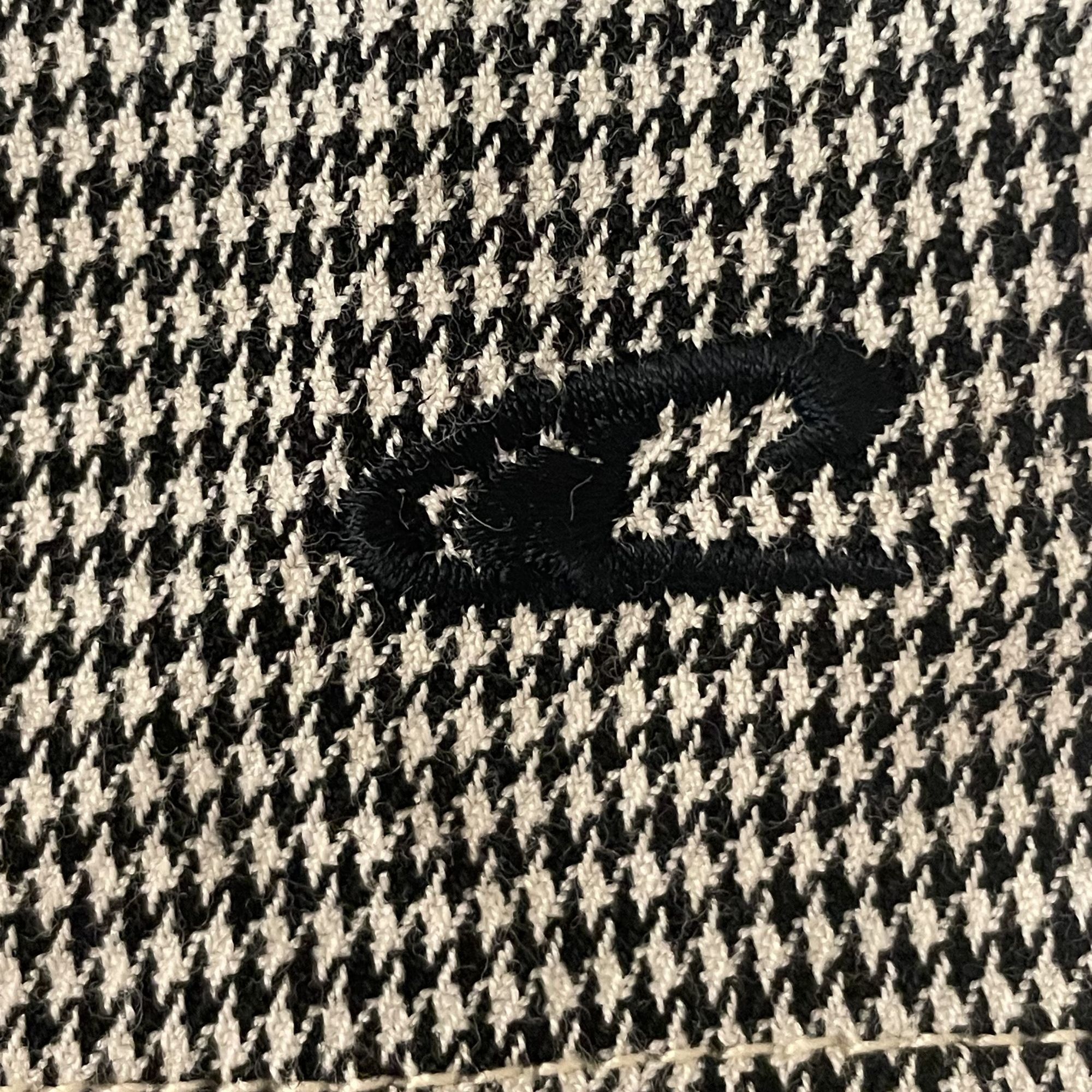 O'Neill Vtg Y2K Oneill Black White HOUNDSTOOTH Cotton Rayon Shorts Size US 30 / EU 46 - 2 Thumbnail
