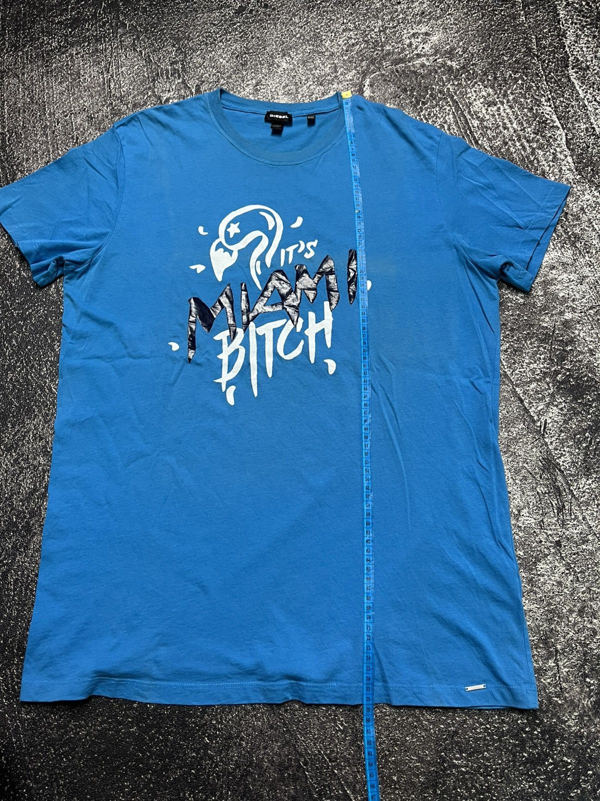 Diesel Diesel Miami Bitch Blue T-Shirts Size US XL / EU 56 / 4 - 9 Thumbnail