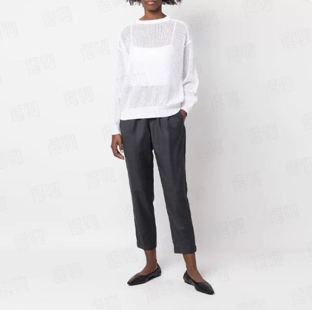 Brunello Cucinelli Brunello Cucinelli Subtle Openwork Sweater Size S Size S / US 4 / IT 40 - 8 Thumbnail