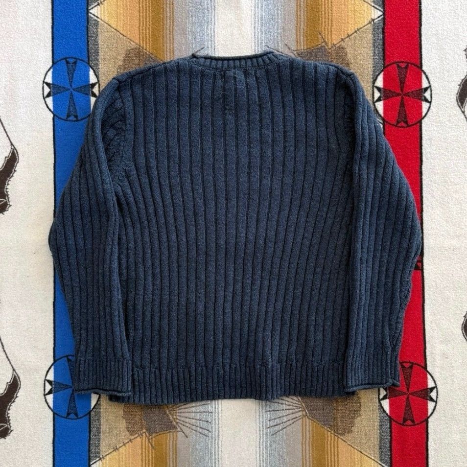 Eddie Bauer VINTAGE Eddie Bauer Roll Neck Knit Sweater Men XL Blue Fisherman Chunky Pullover 90s Knitwear Size US XL / EU 56 / 4 - 4 Thumbnail