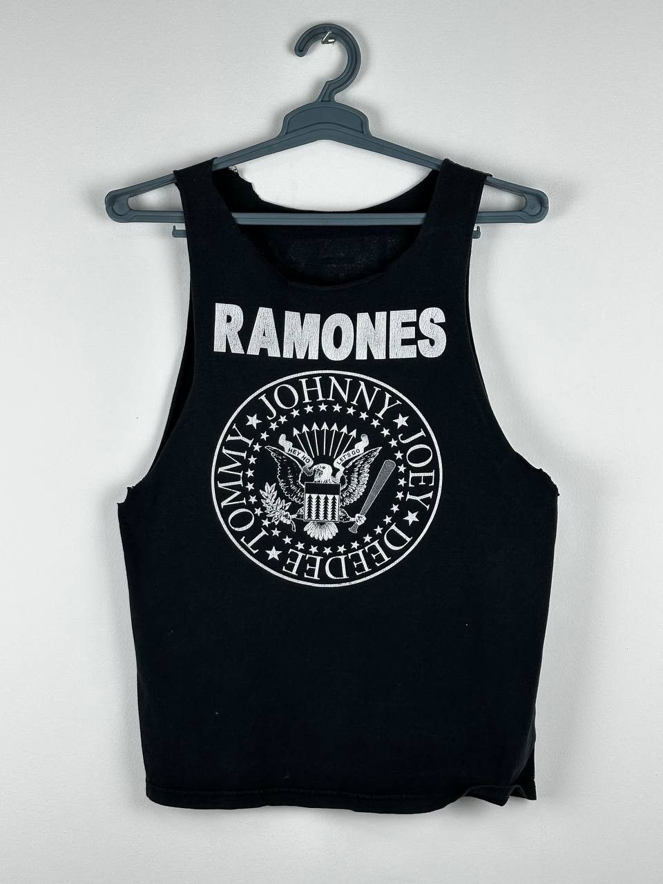 Band Tees × Vintage Vintage Ramones Tank Top Hey Ho Let’s Go Print Logo Size US M / EU 48-50 / 2 - 1 Thumbnail