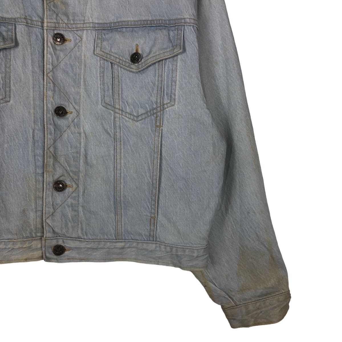 Vintage Vintage Cropped Denim Trucker Jacket Sterling Japan Kapital Size US M / EU 48-50 / 2 - 5 Thumbnail