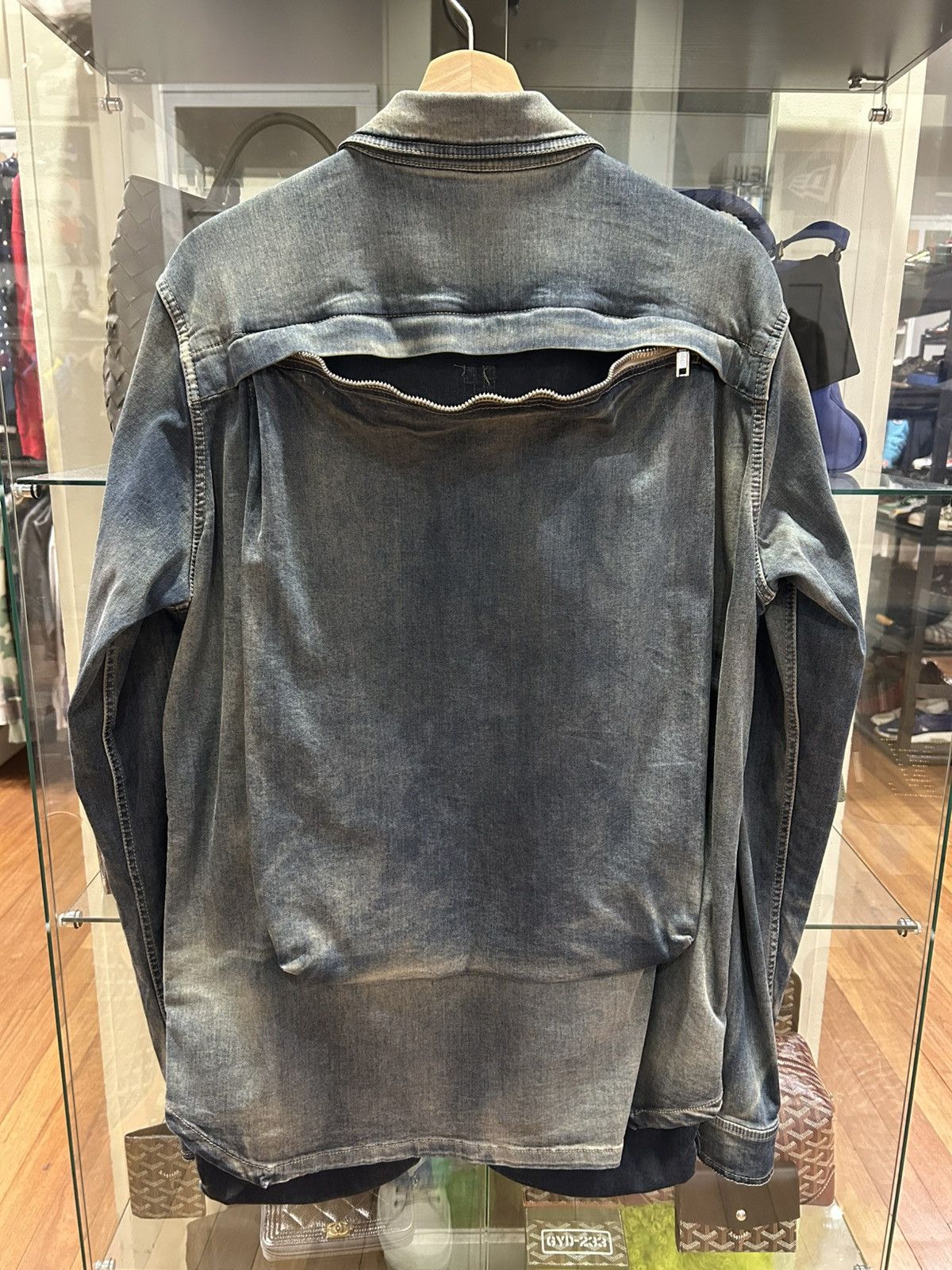 Rick Owens Drkshdw Rick Owens Hustler Denim Overshirt Size US M / EU 48-50 / 2 - 3 Thumbnail