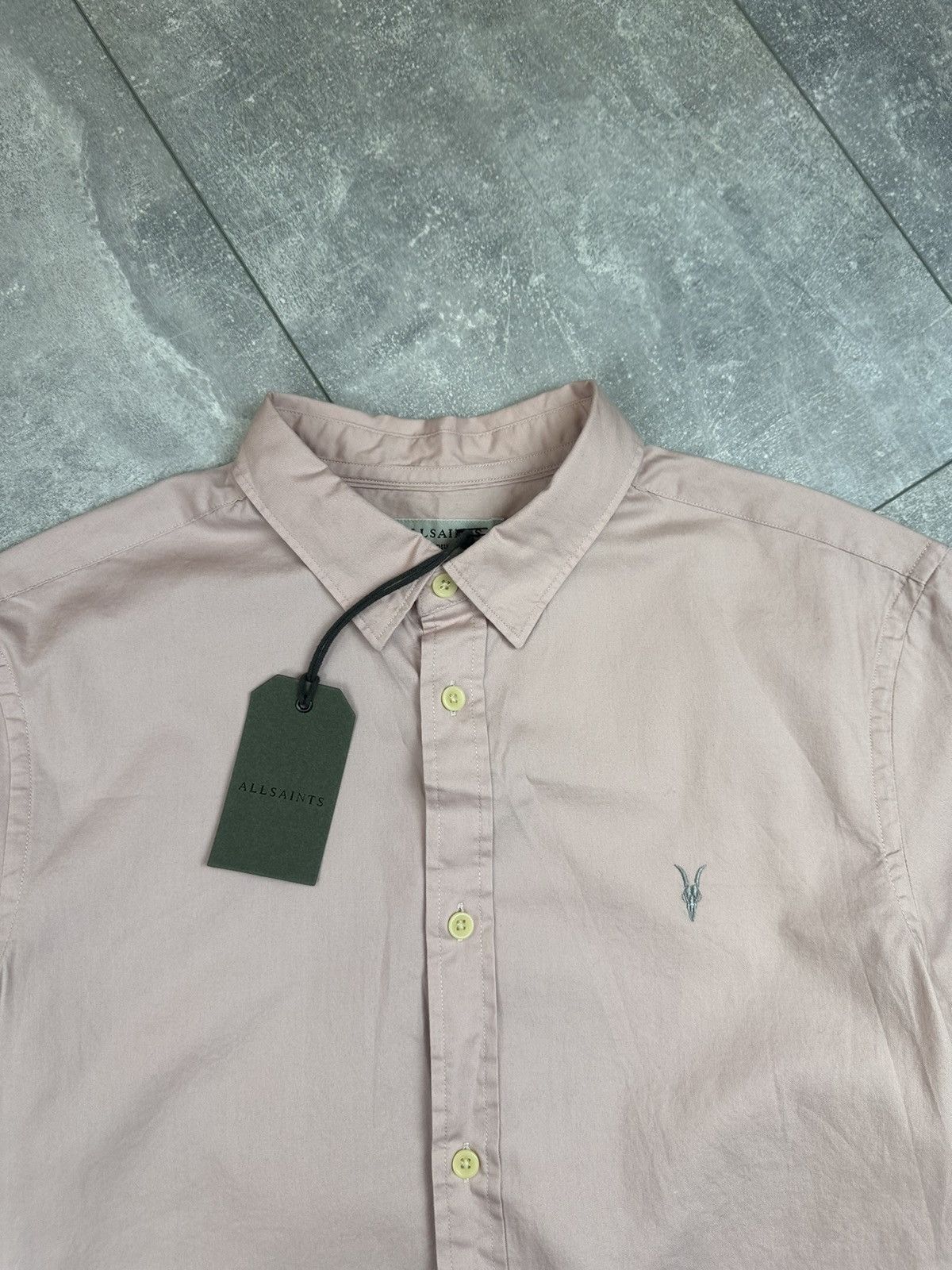 Allsaints New Allsaints Japanese Pink Shirt Button Up Size US M / EU 48-50 / 2 - 5 Thumbnail