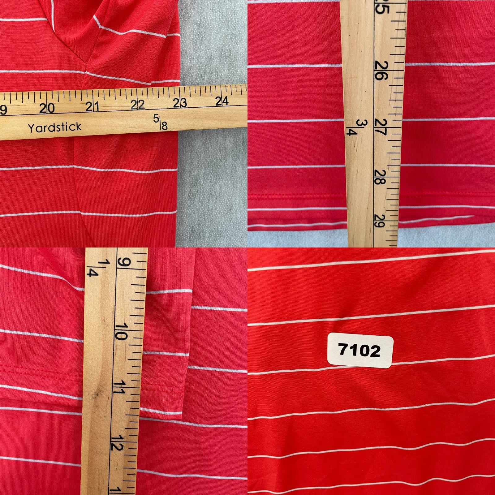 KJUS VINTAGE KJUS Polo Shirt Men XL Red Striped Golf Casual Short Sleeve Logo Eagle Size US XL / EU 56 / 4 - 8 Thumbnail
