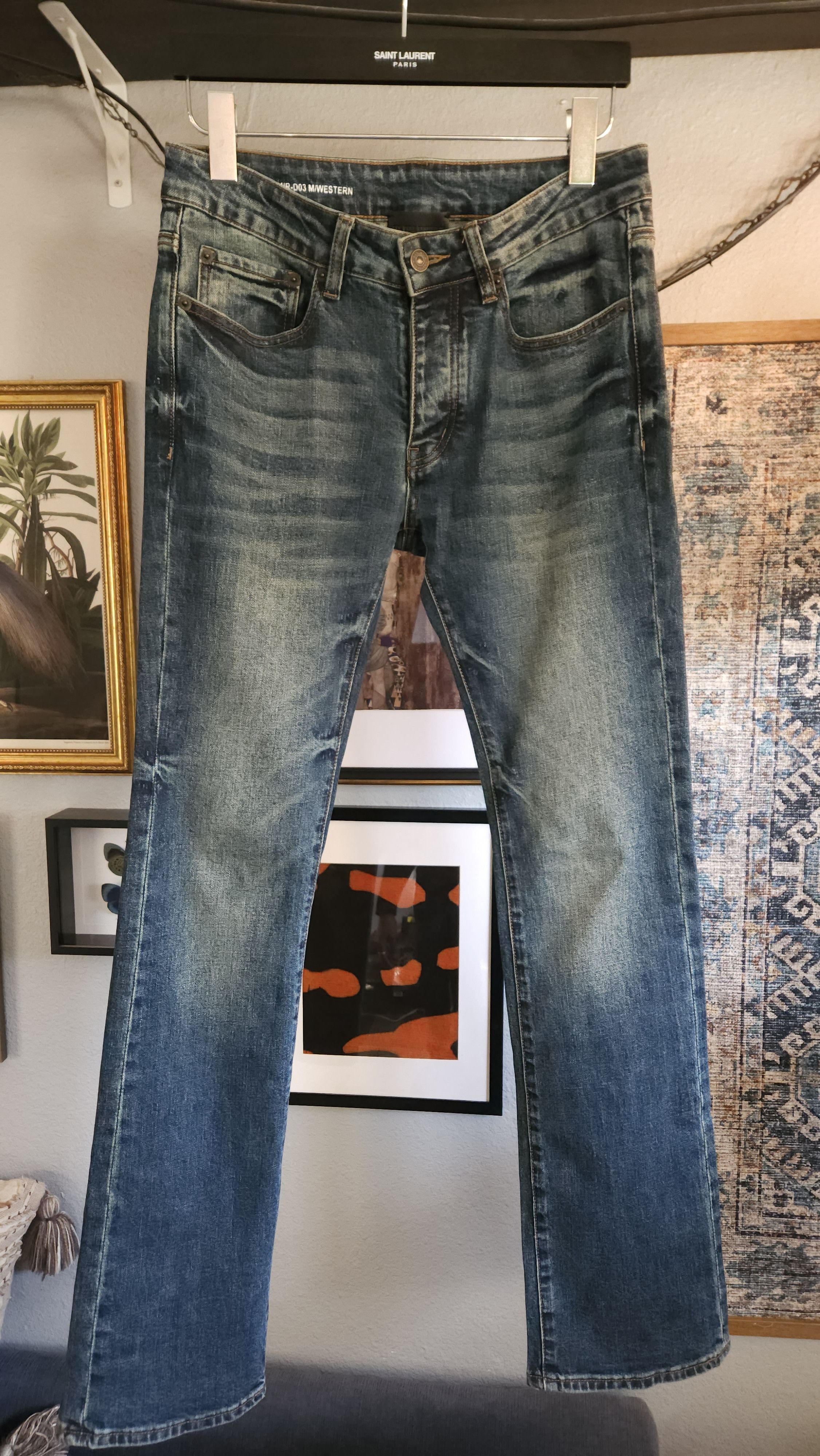 Other Six Week Residency Western Denim Size US 30 / EU 46 - 1 Thumbnail