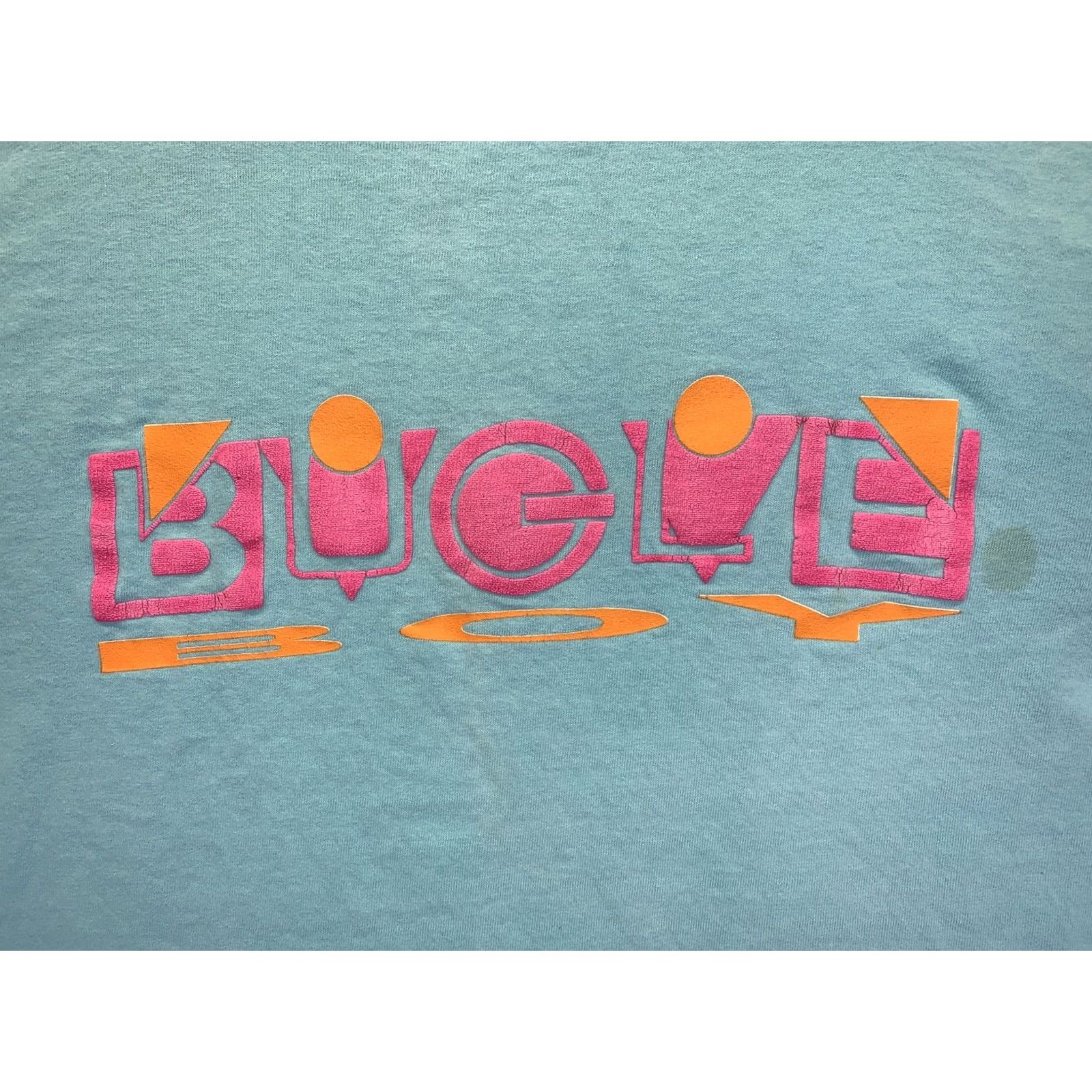 Bugle Boy VINTAGE Bugle Boy Shirt Mens L Blue Knit Collar 90s Graphic Tee Short Sleeve Cotton Large-8692 Size US L / EU 52-54 / 3 - 4 Thumbnail