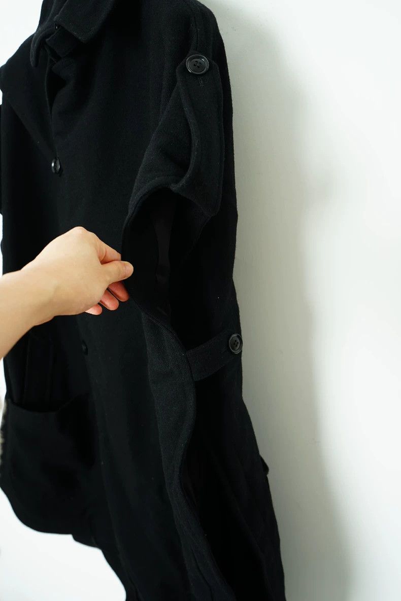 Yohji Yamamoto yohji yamamoto Autumn/Winter Wool Cloak Coat 2503-Nextarrow Size US M / EU 48-50 / 2 - 6 Thumbnail