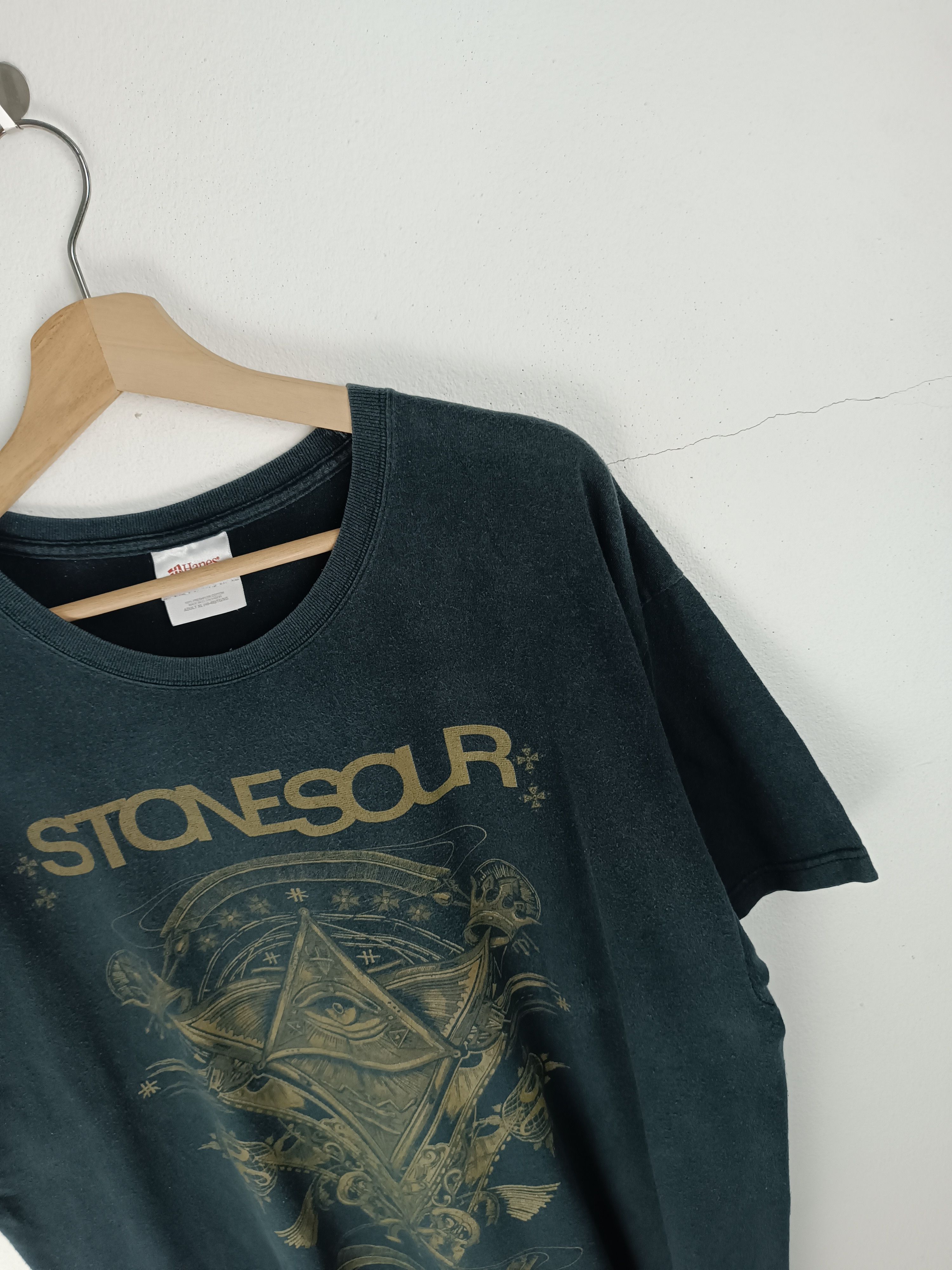 Band Tees VINTAGE 2000s STONE SOUR TEE slipknot disturbed flyleaf Size US XL / EU 56 / 4 - 9 Thumbnail