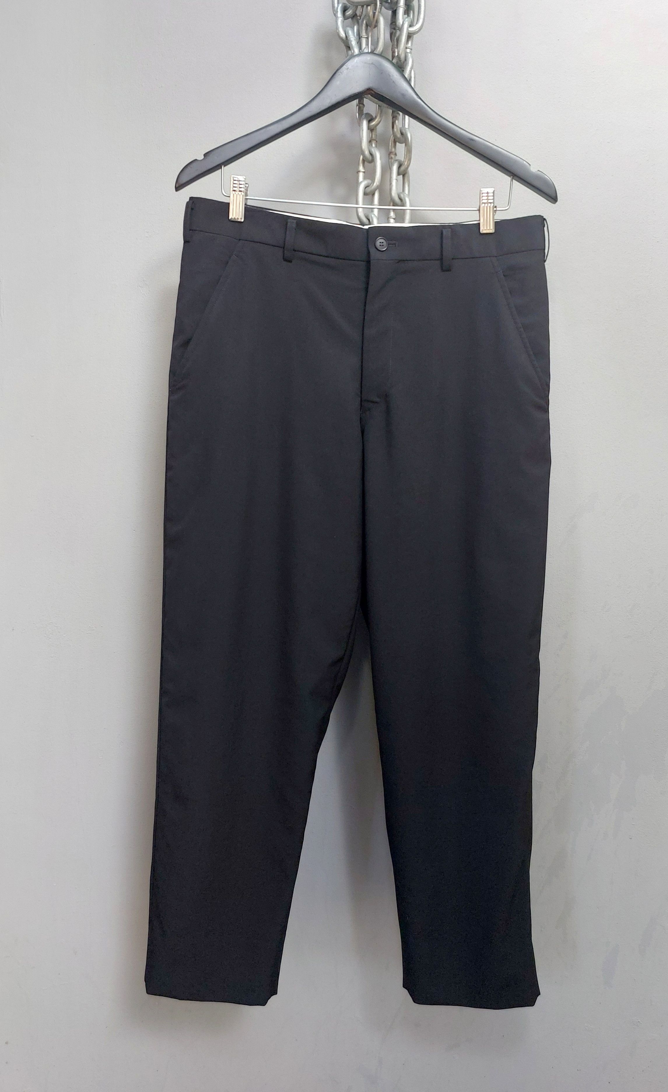 Comme des Garcons Homme Comme des Garcons Homme Plus AD 2012 Flat Front Wool Pants Size US 34 / EU 50 - 2 Thumbnail