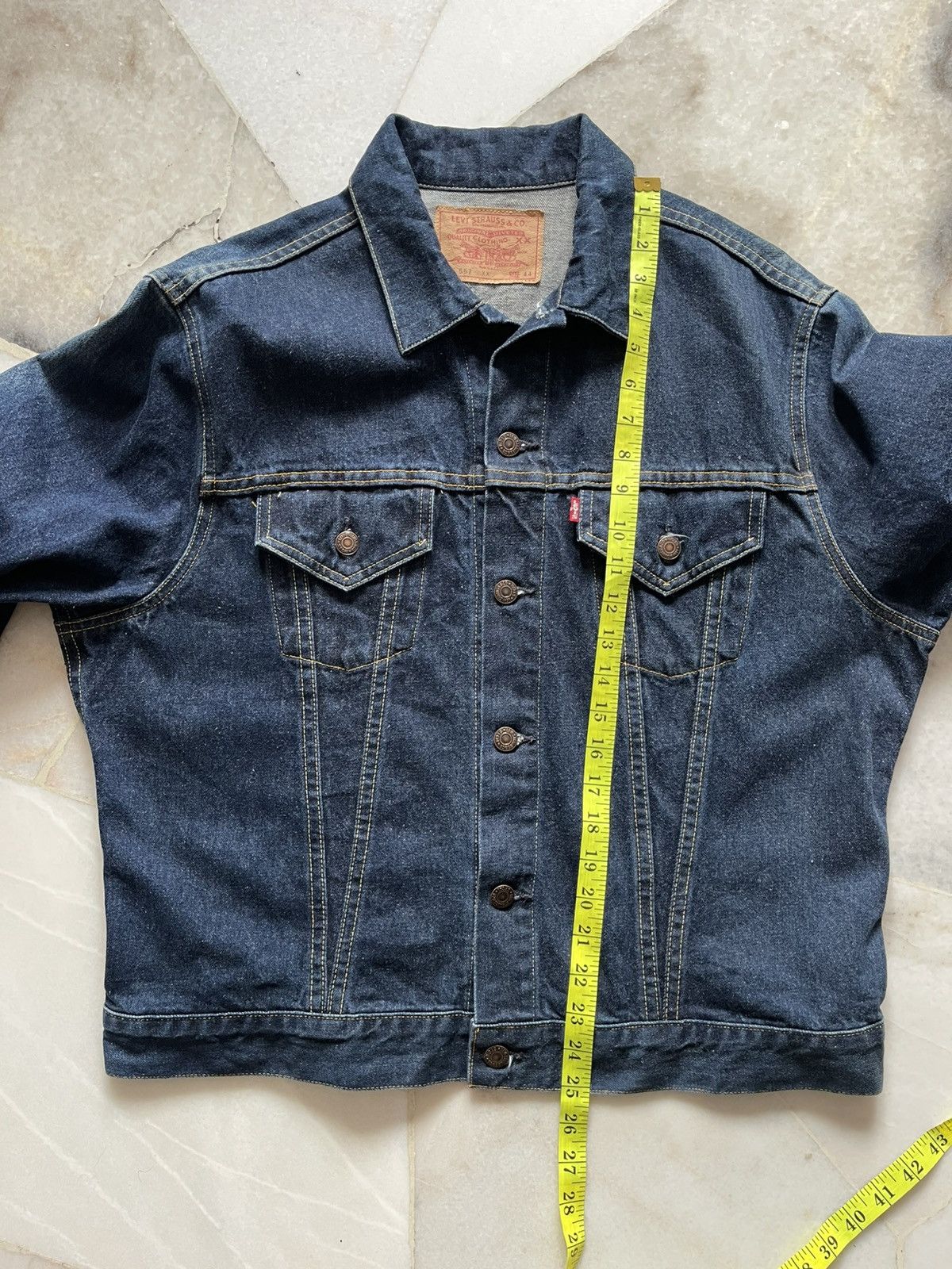 Levi's Vintage Clothing Levis 557 XX Big E Button 555 Tracker Jacket Size US L / EU 52-54 / 3 - 20 Thumbnail