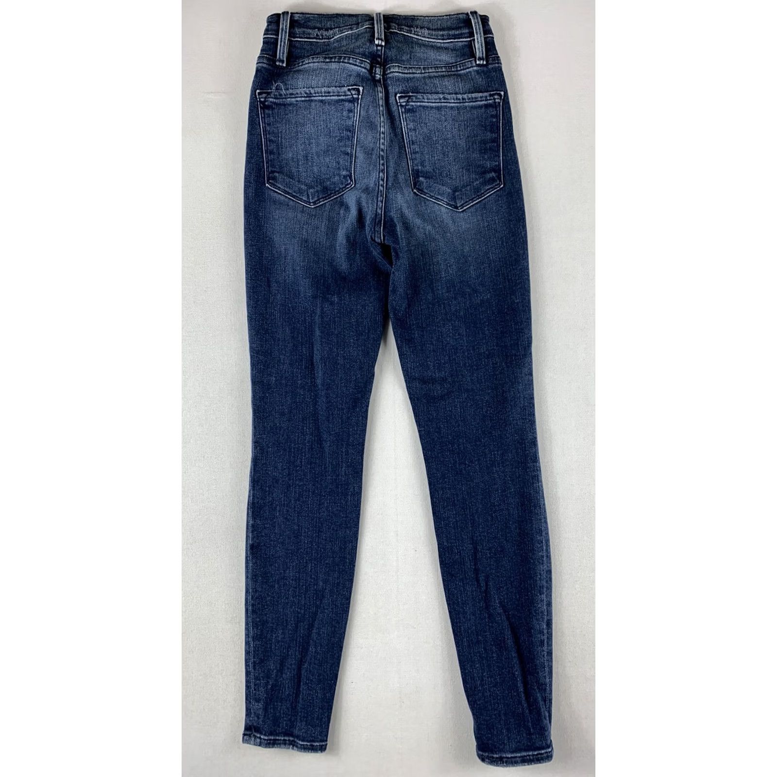 Frame FRAME DENIM BLUE JEANS WOMEN 24 ALI HIGH RISE SKINNY INSEAM 27 Size 42" / US 20 - 6 Thumbnail