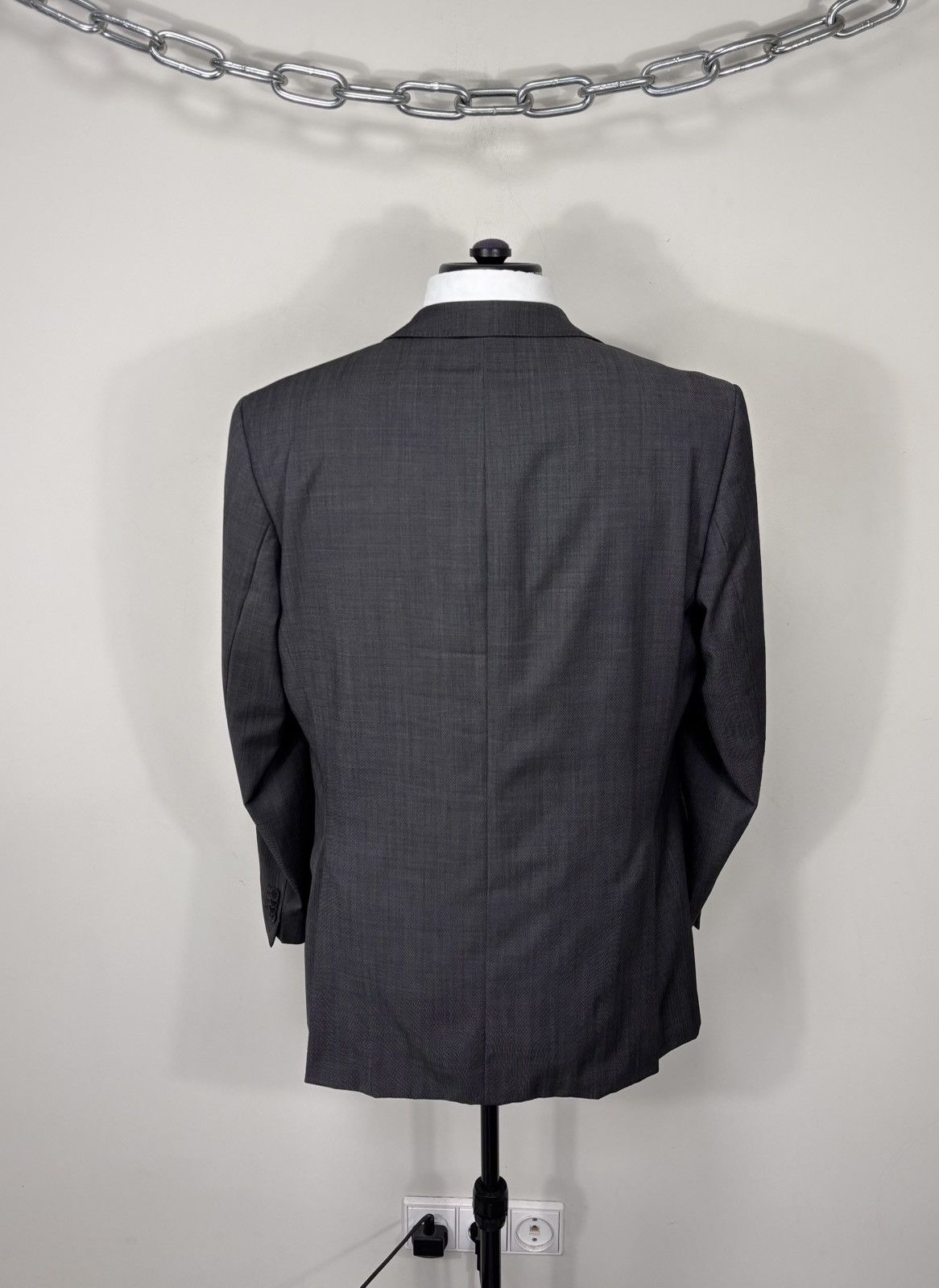 BENVENUTO. Benvenuto Fabrizio Men’s 2-Piece 4 Seasons Grey Wool Suit Size 42R - 9 Thumbnail