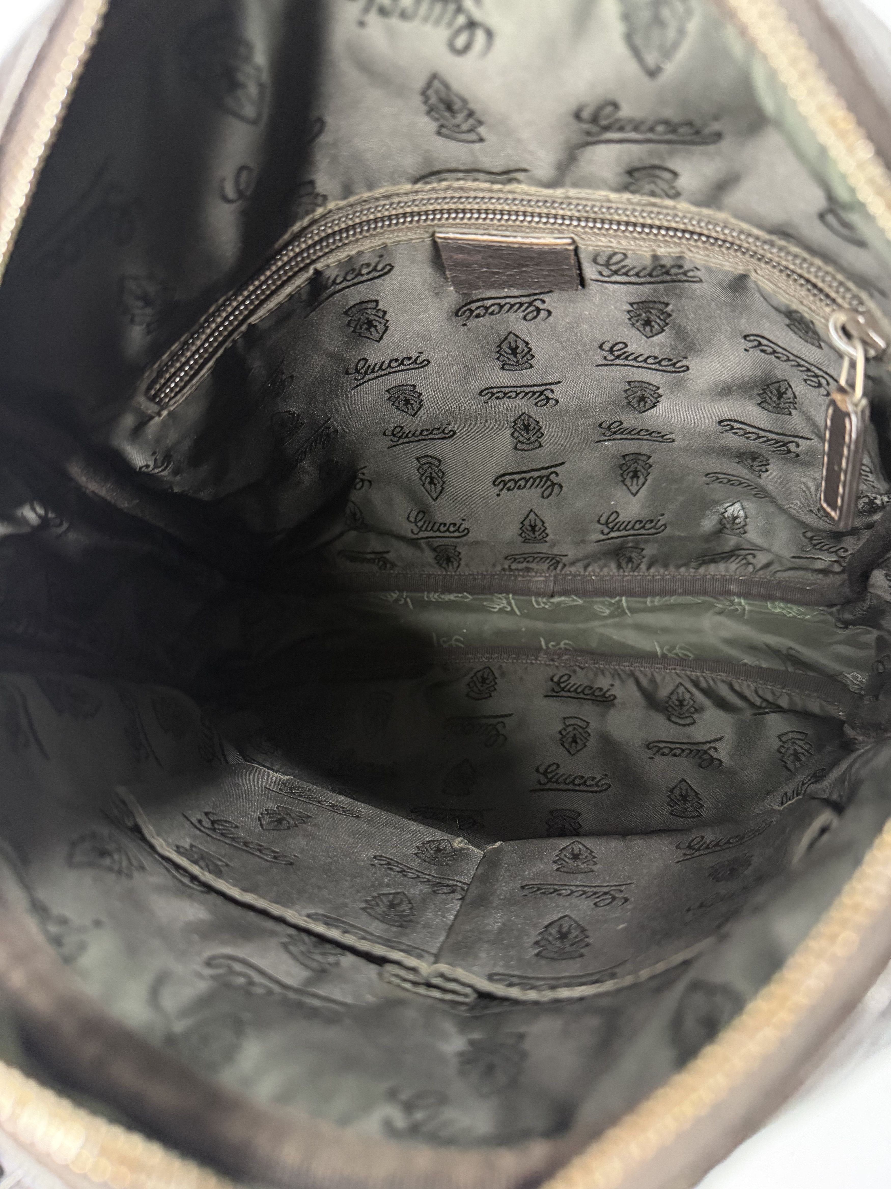 Gucci GUCCI Guccissima Flat Messenger Bag Brown Size ONE SIZE - 5 Thumbnail