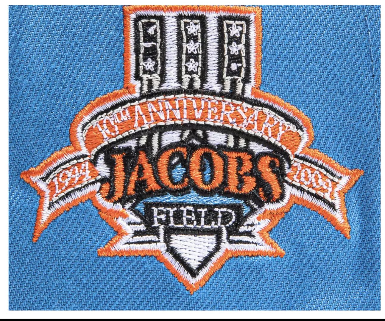 Hat Club × MLB × New Era Hat Club Lost Crossover New Era 7 1/4 Jacobs Field Patch Size ONE SIZE - 3 Thumbnail