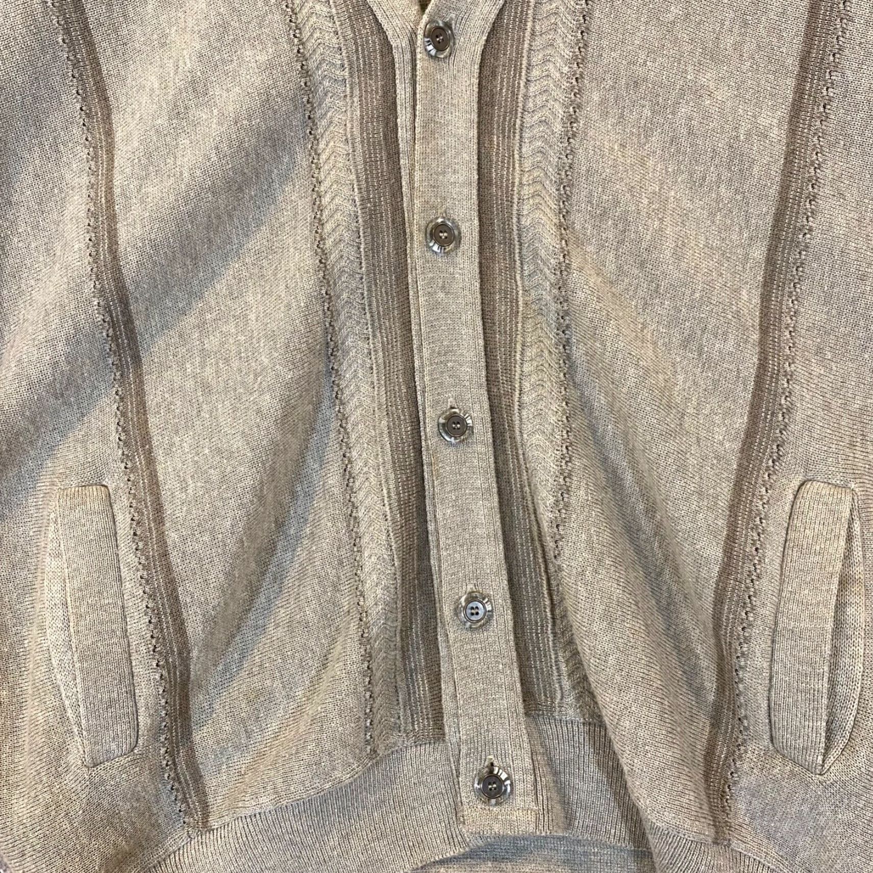 Vintage VINTAGE Cooper Sweater Cardigan Mens XL Gray Wool Blend Knit Pockets Made In Canada Pullover Size US XL / EU 56 / 4 - 4 Thumbnail