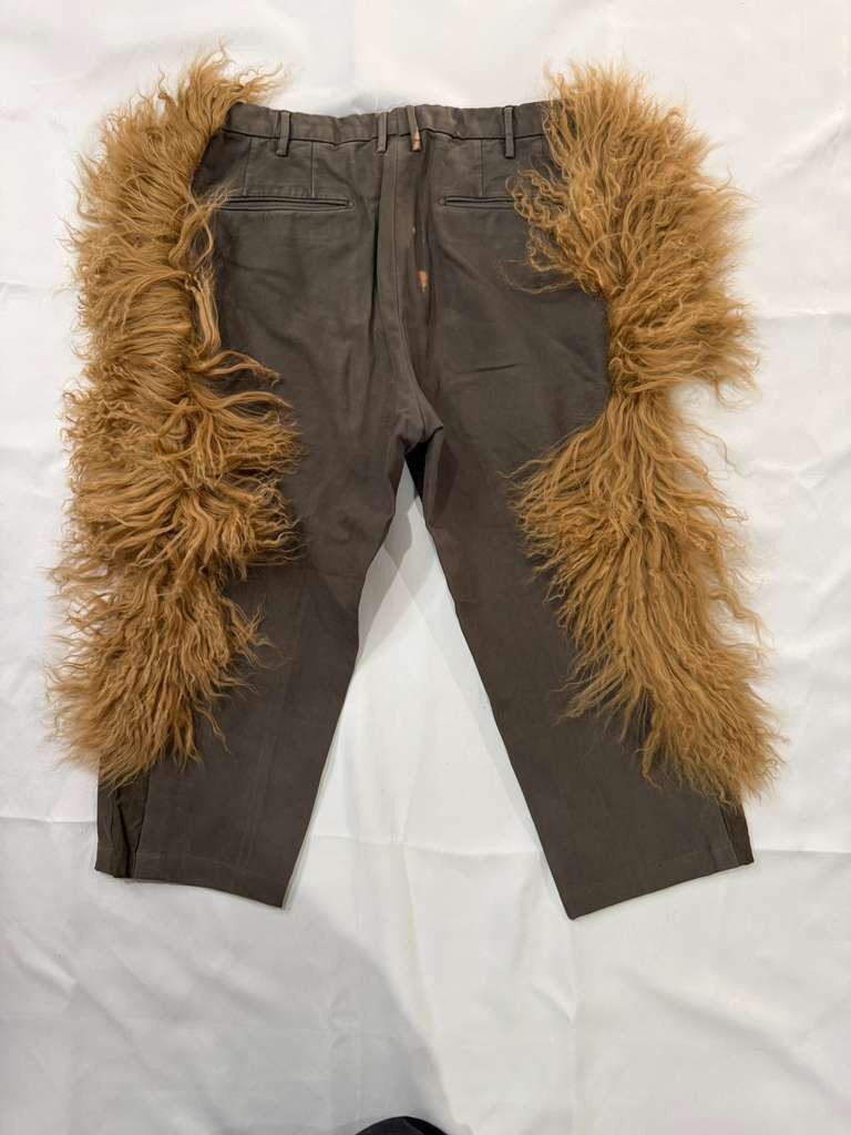Other Custom-made pants with real Mongolian Fur Size US 30 / EU 46 - 3 Thumbnail