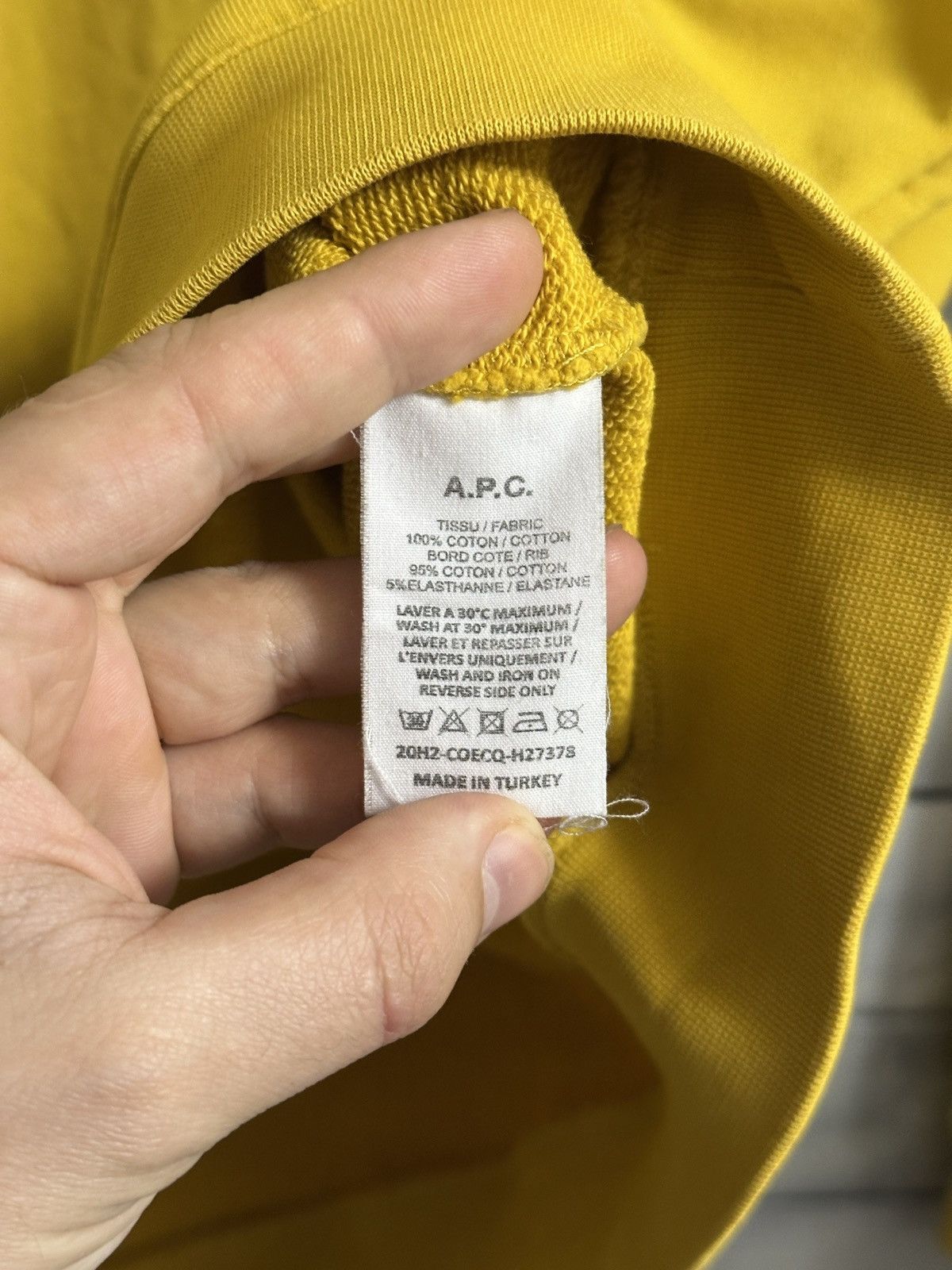 A.P.C. Rare Sweatshirt A.P.C. Rue Madame Paris Big Logo Size L Size US L / EU 52-54 / 3 - 7 Thumbnail