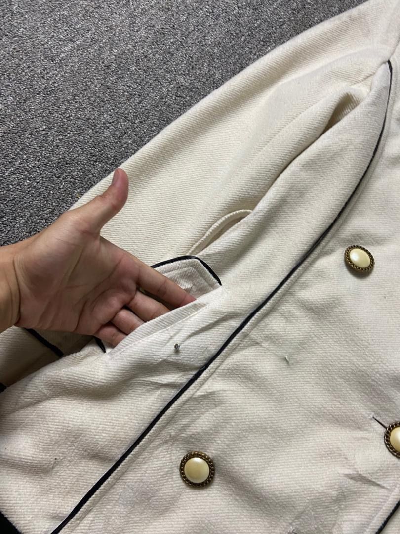 Japanese Brand Tralala Japanese Brand Double Breasted Anime Coat (185) Size M / US 6-8 / IT 42-44 - 6 Thumbnail