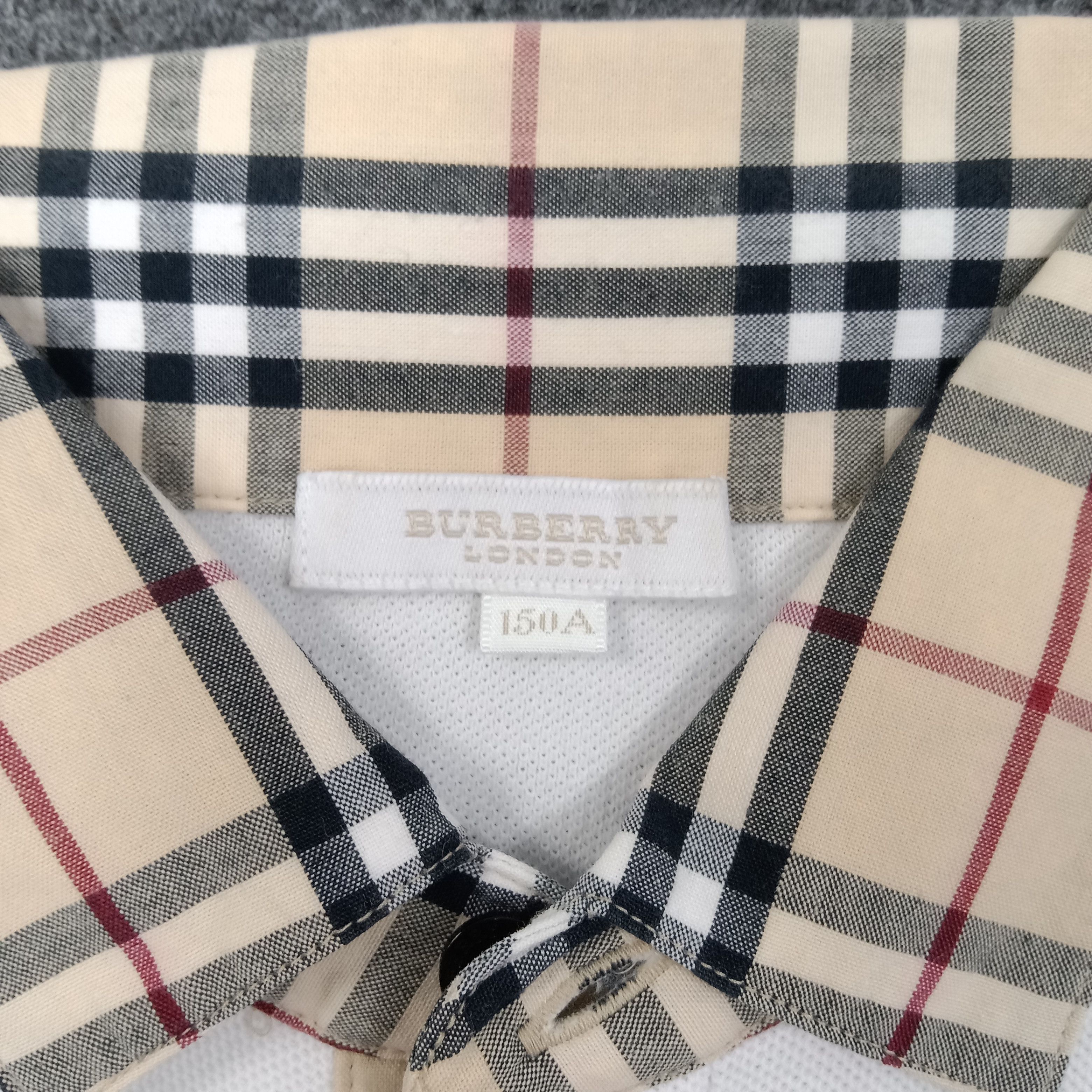 Burberry Burberry London Nova Check Designer Polos C249N49 Size M / US 6-8 / IT 42-44 - 3 Thumbnail