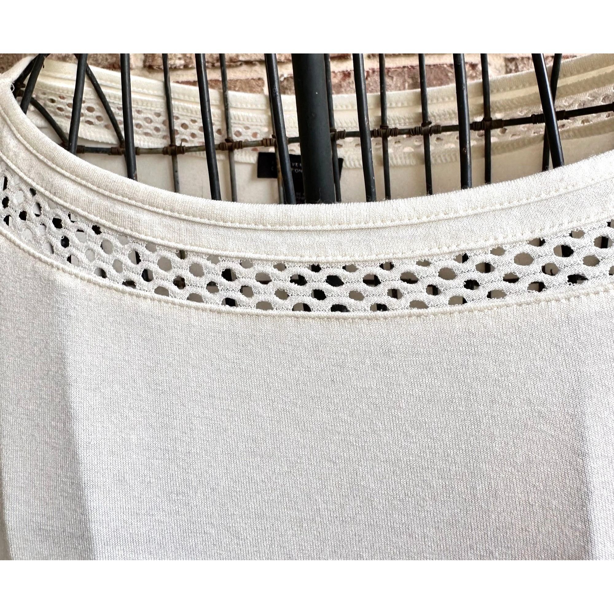 J. Jill J Jill Dress XS Extra Small Cream Work Casual Church Open C Size XS / US 0-2 / IT 36-38 - 11 Thumbnail