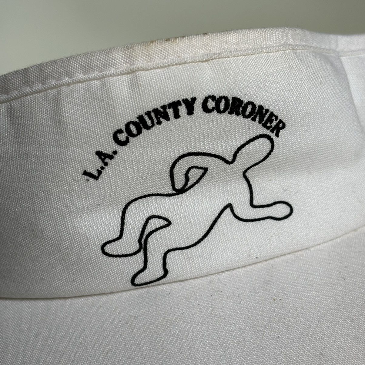 Vintage Vintage LA County Coroner Visor Size ONE SIZE - 2 Thumbnail