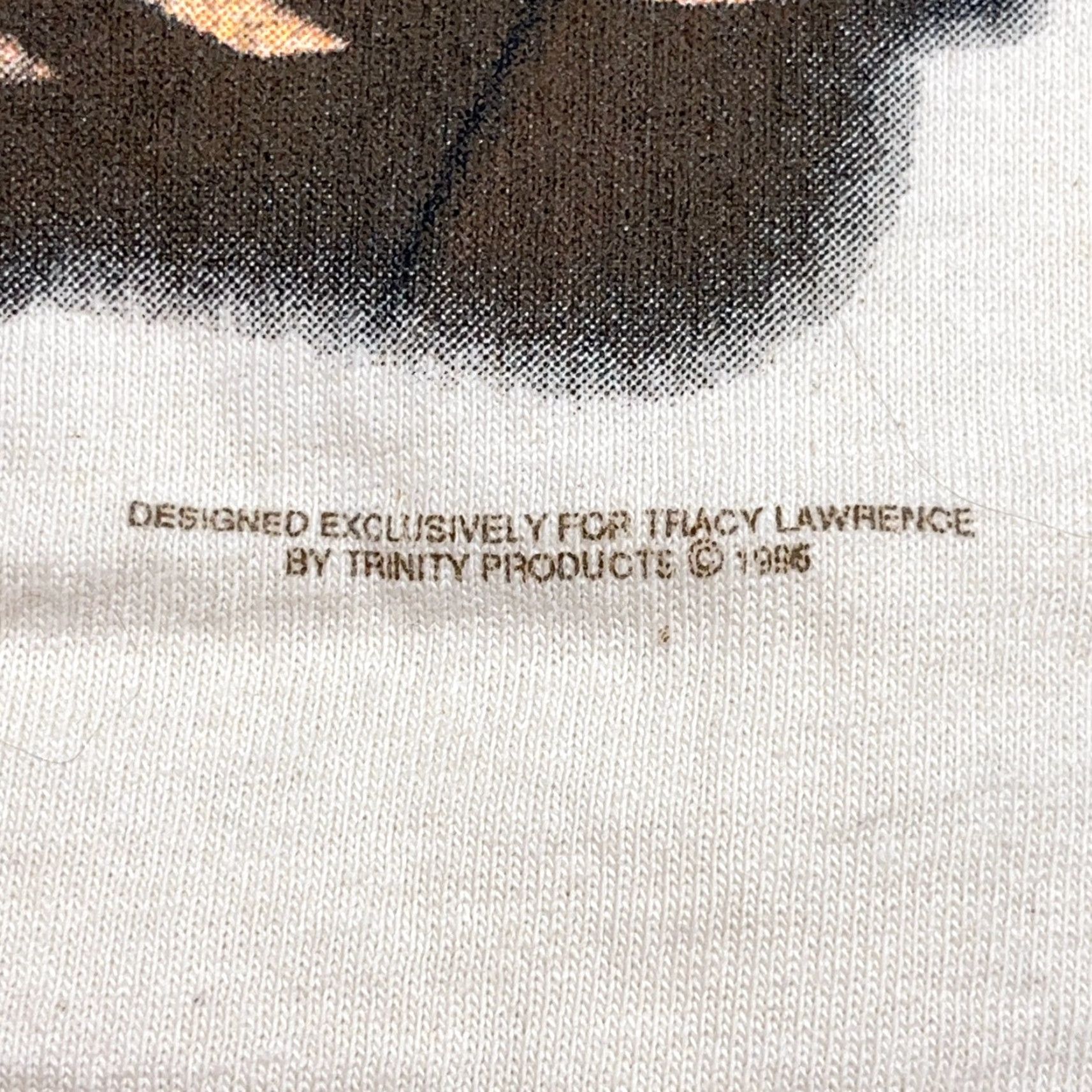 TEE JAYS VINTAGE Tracy Lawrence Tee Jays Shirt Men XL Tan Beige Graphic Print 90s Rock Retro Band Music 90s Womens Mens Boys Girls Size US XL / EU 56 / 4 - 5 Thumbnail