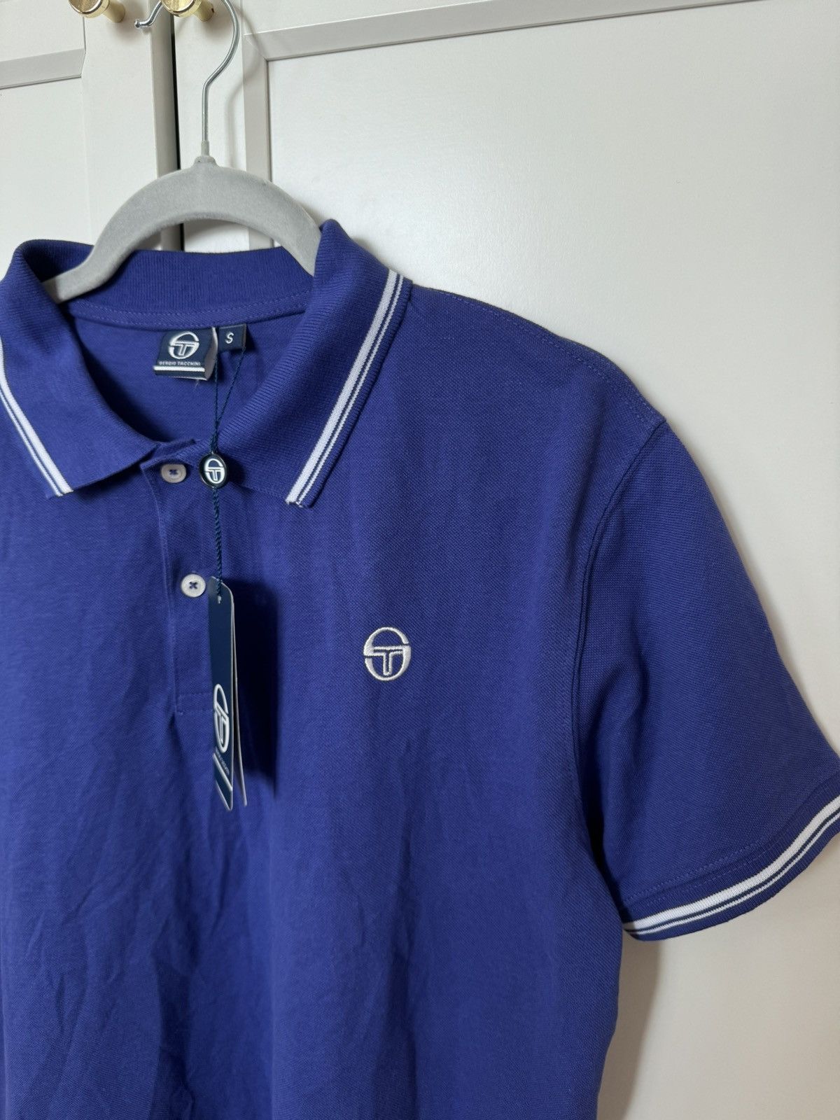 Sergio Tacchini Sergio Tacchini polo shirt blue new with tags Size US S / EU 44-46 / 1 - 2 Thumbnail
