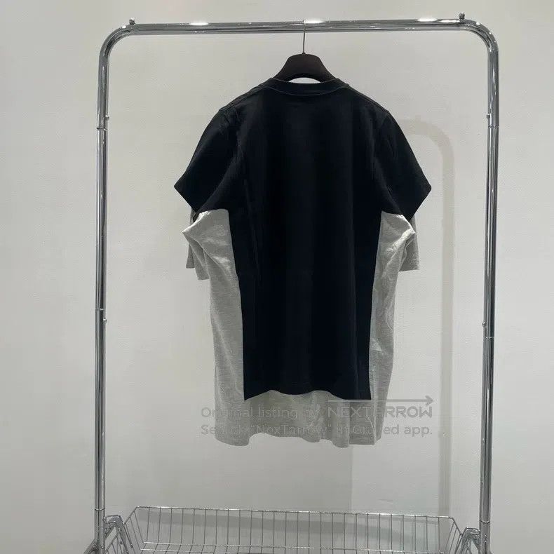 Balenciaga Balenciaga Phantom Logo Fake Two-Piece Short Sleeve Size US S / EU 44-46 / 1 - 6 Thumbnail