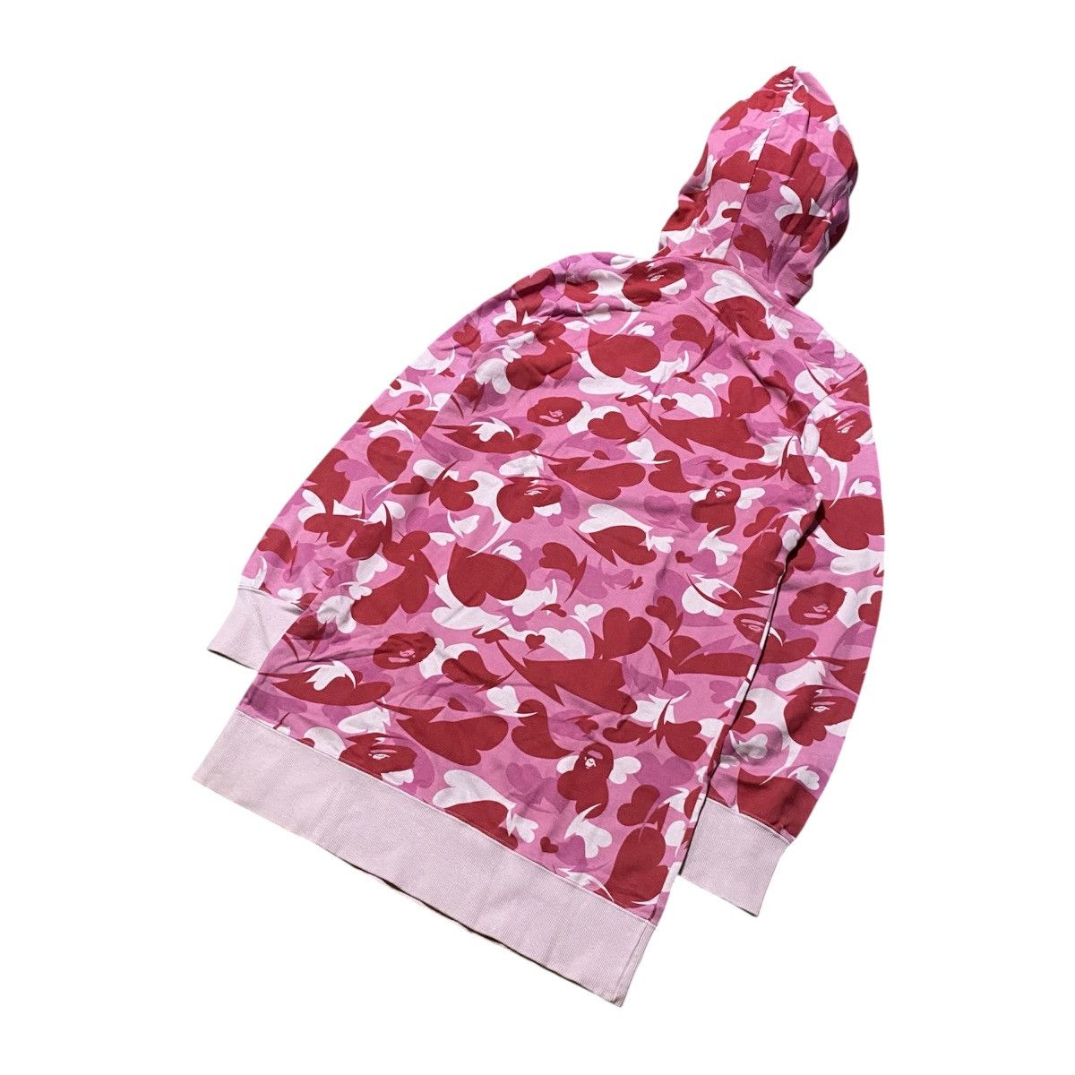 Bape Bape Pink Heart Camo Women’s Pullover Hoodie Size S / US 4 / IT 40 - 6 Thumbnail