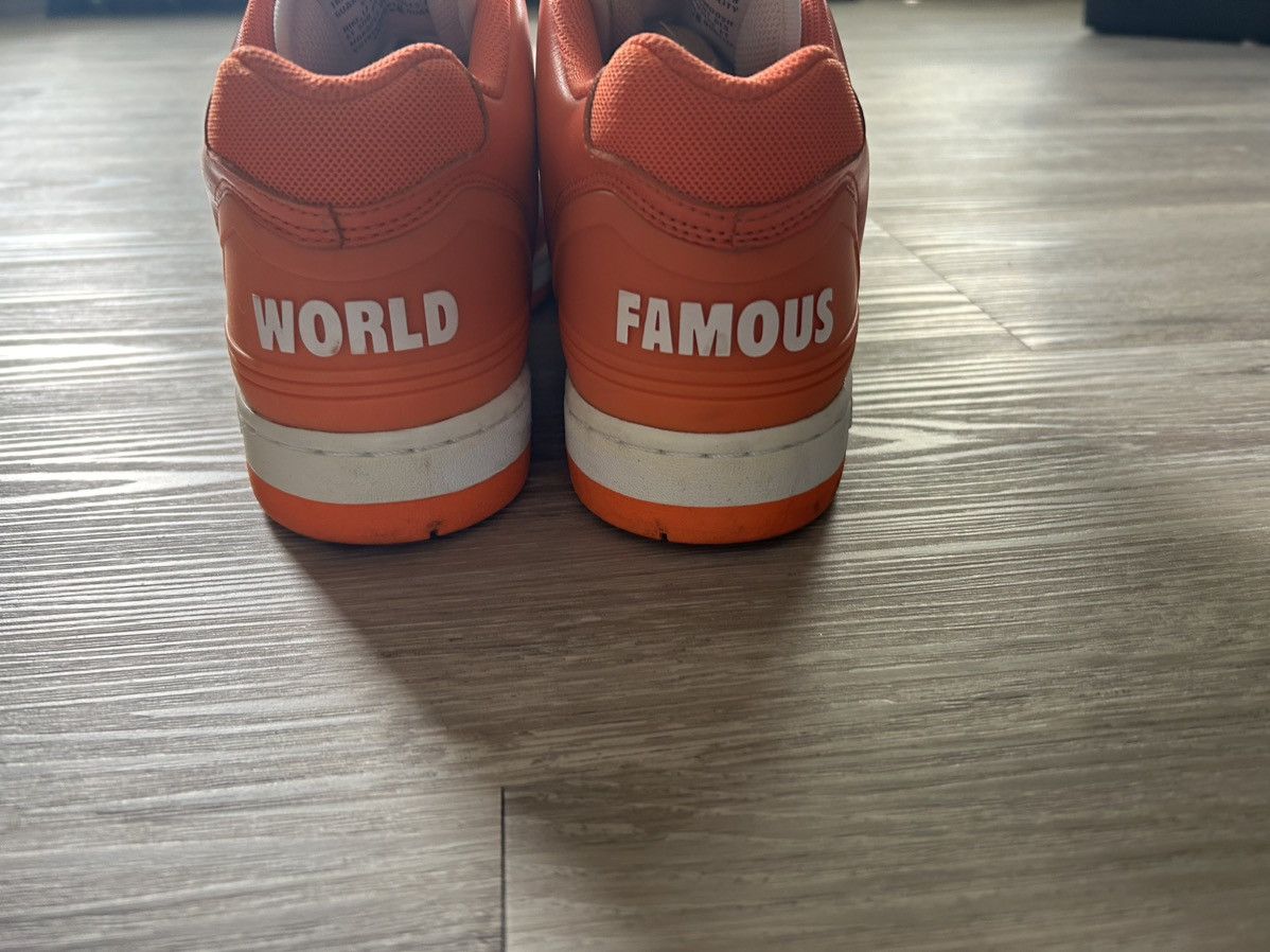 Nike × Supreme Supreme/Nike SB AF2 Low Orange/White Size US 9 / EU 42 - 4 Thumbnail
